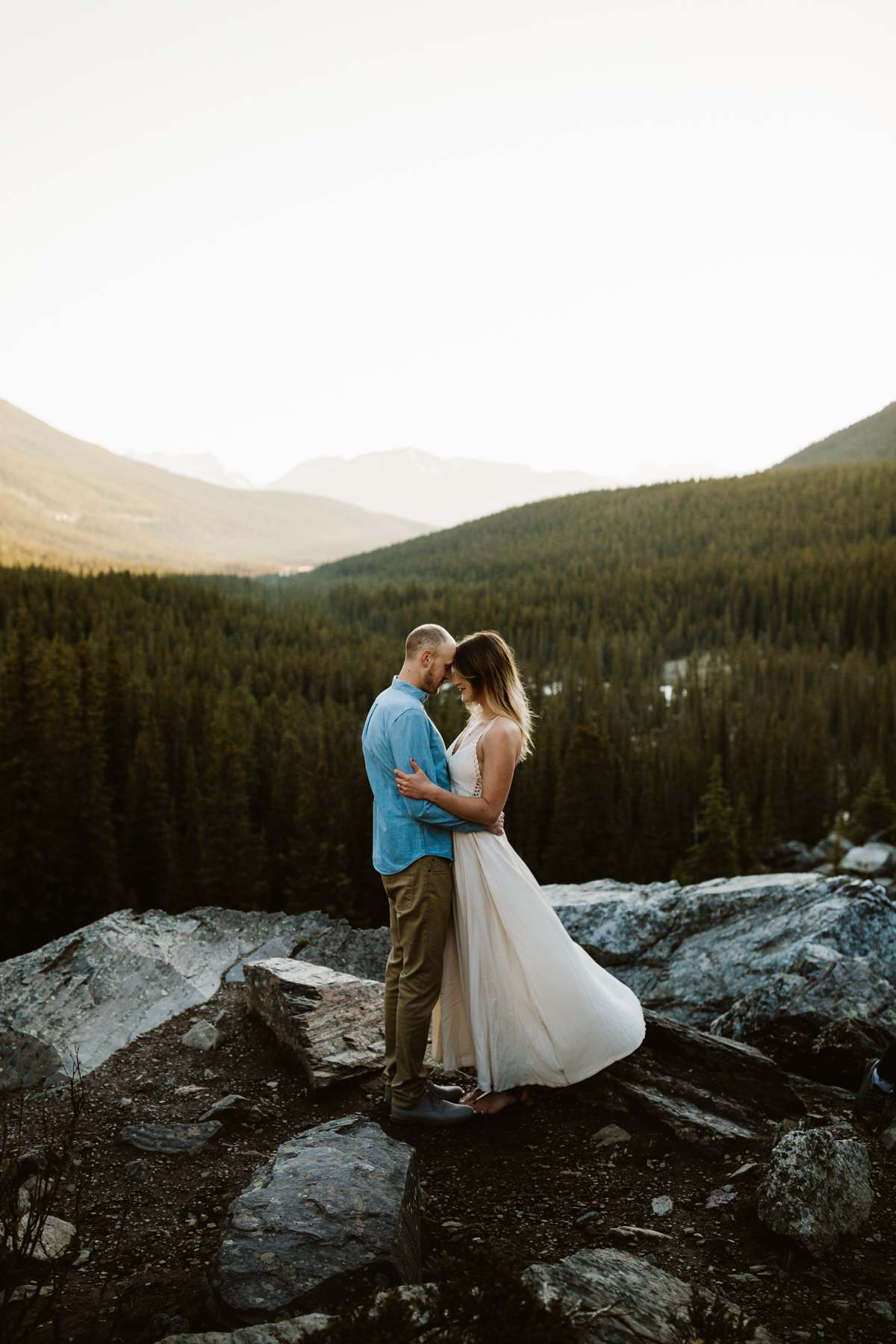 Adventure Elopement Photographers at Moraine Lake - Image 17