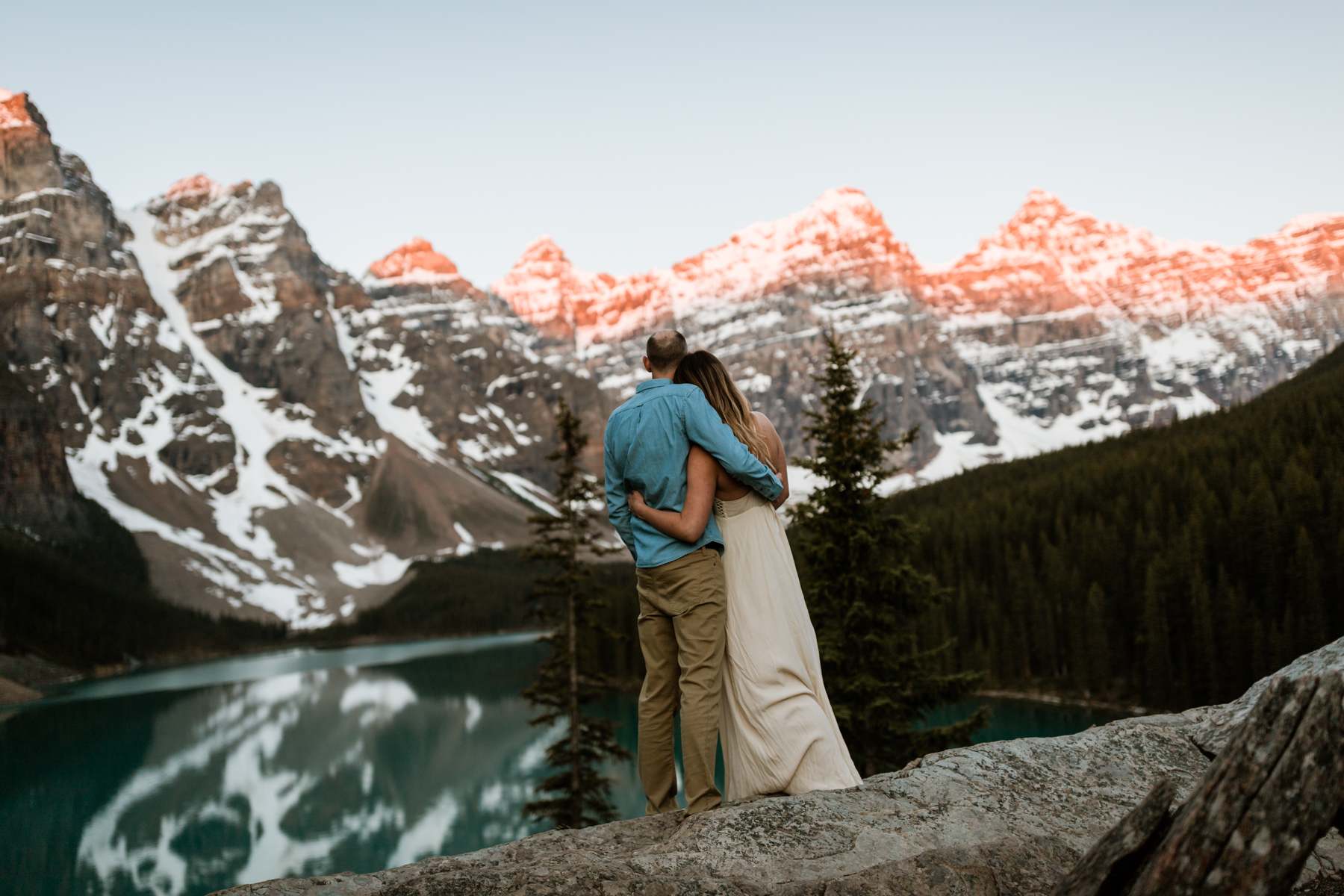 Adventure Elopement Photographers at Moraine Lake - Image 2