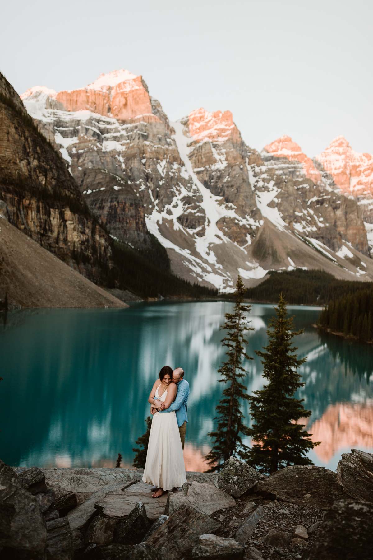 Adventure Elopement Photographers at Moraine Lake - Image 7