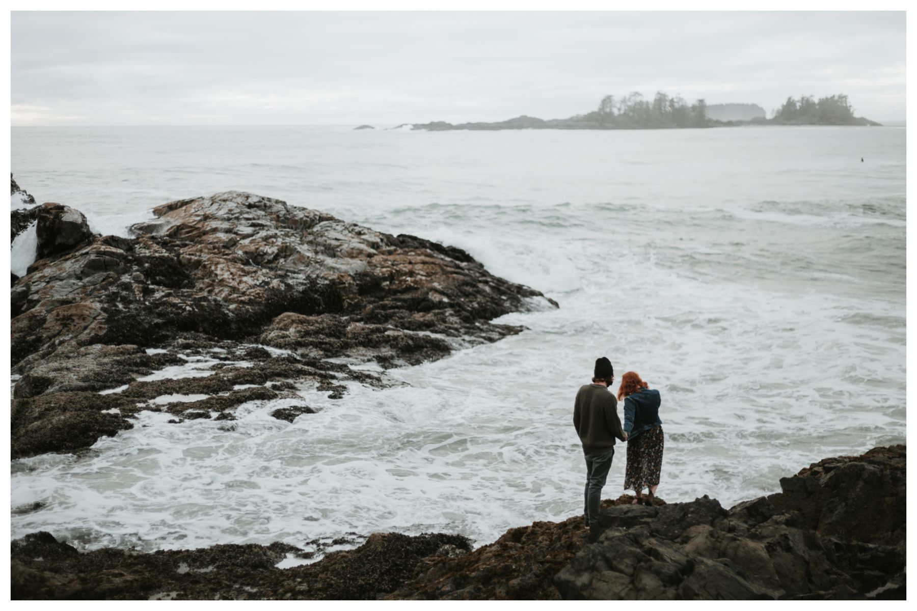 Tofino wedding photographer for a destination engagement photography session on Vancouver Island, BC