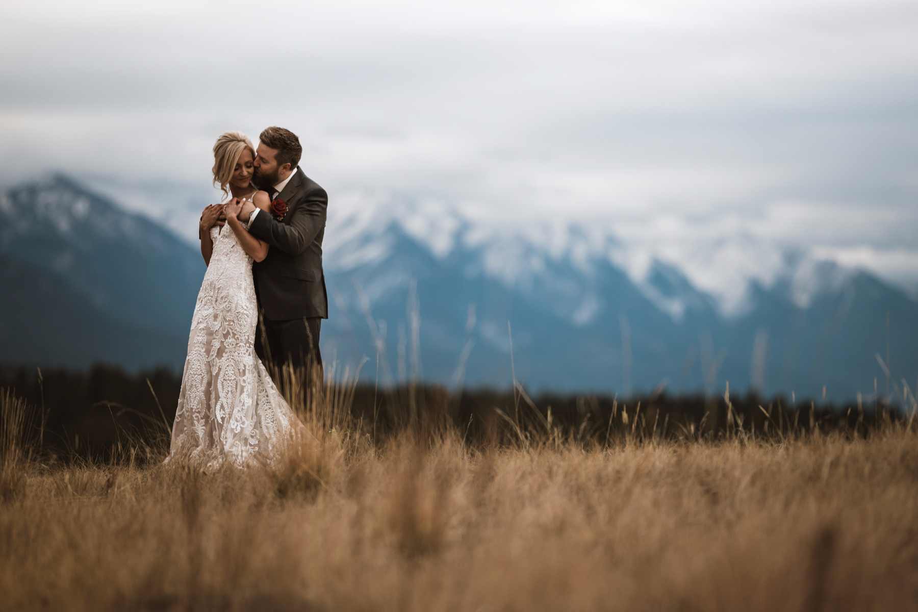 Calgary wedding photographer in Invermere for adventurous mountain destination elopement at Eagle Ranch Golf Resort, British Columbia - Image 22