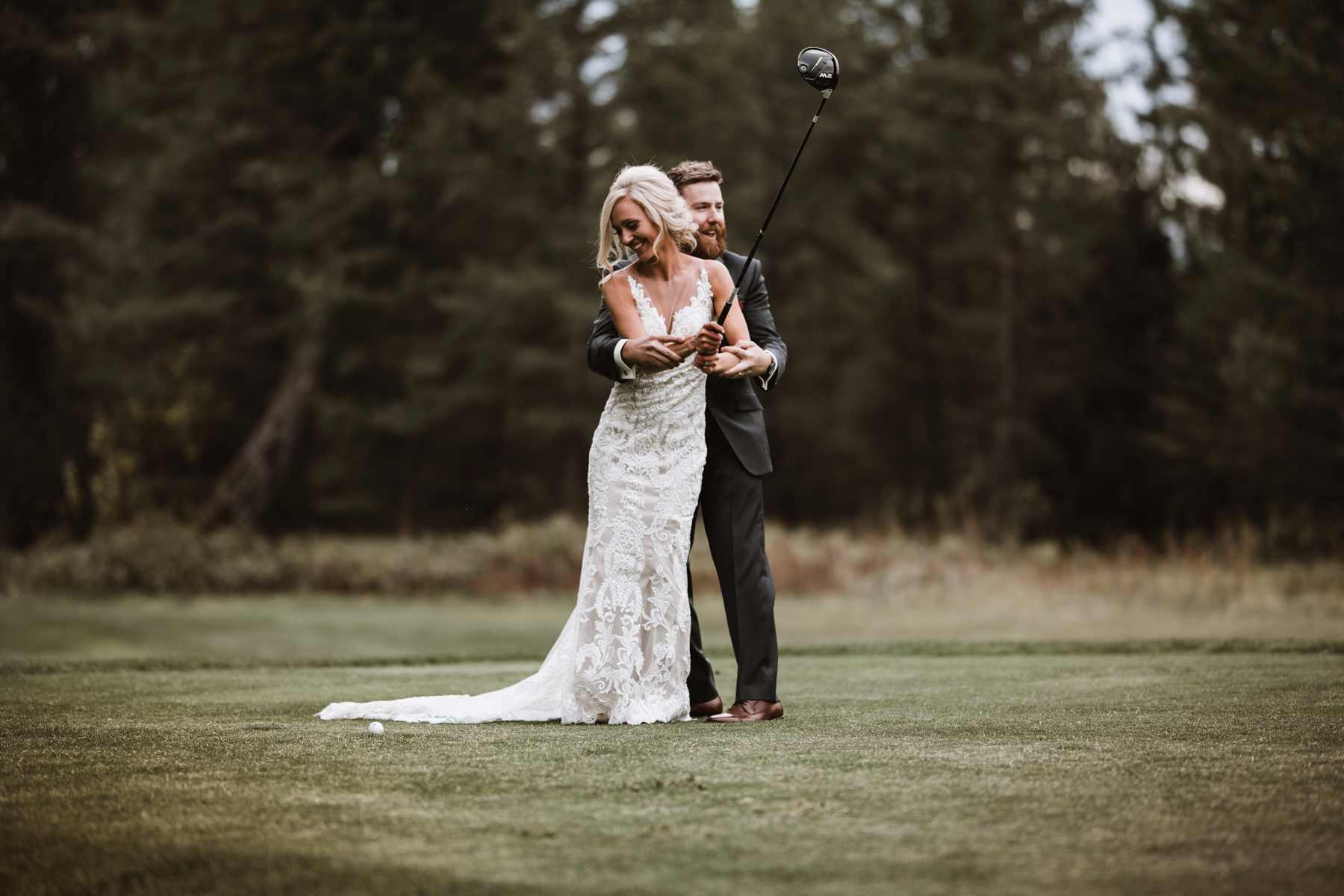 Calgary wedding photographer in Invermere for adventurous mountain destination elopement at Eagle Ranch Golf Resort, British Columbia - Image 32