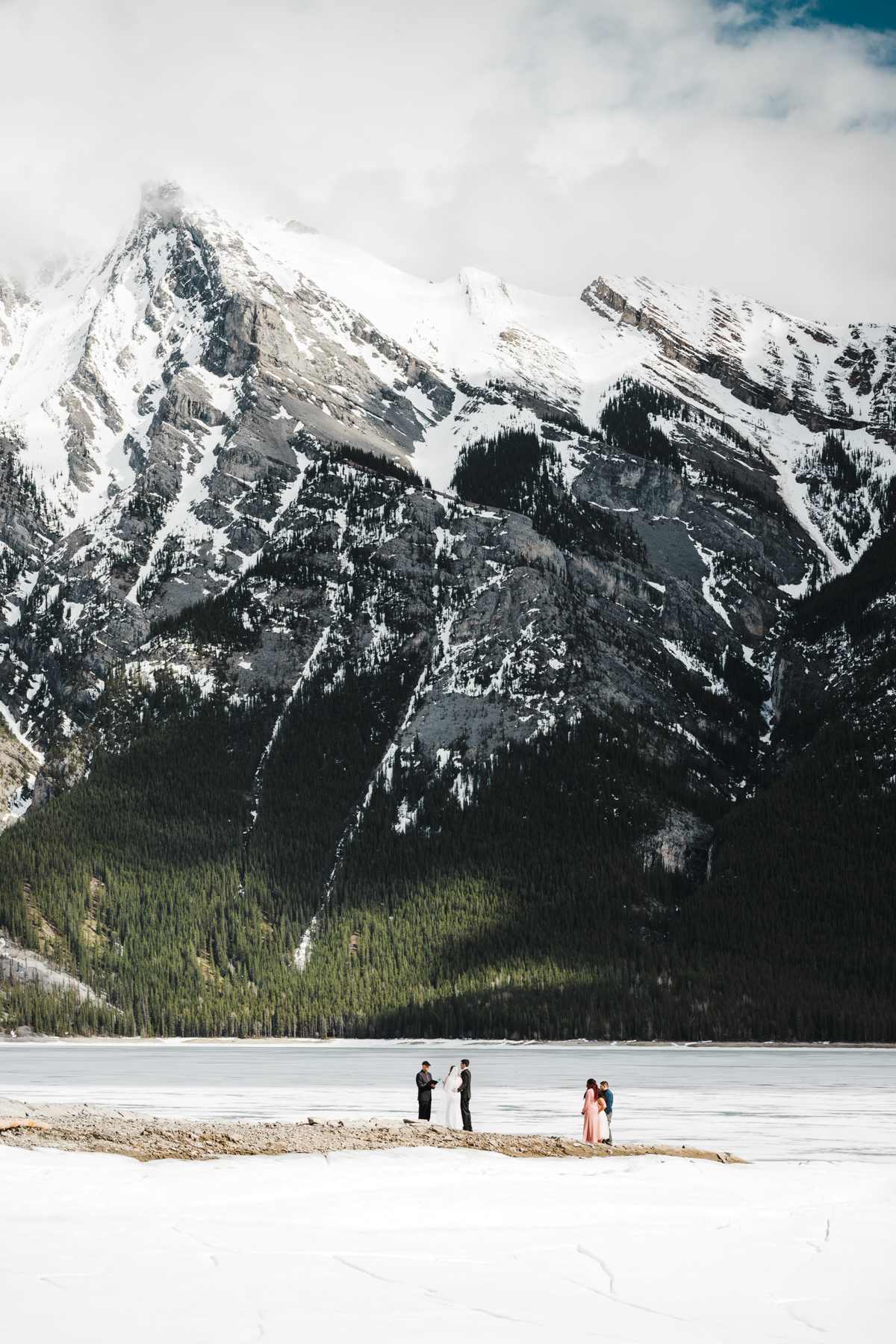 Banff Adventure Wedding Photographers for Lake Minnewanka Elopement - Image 7