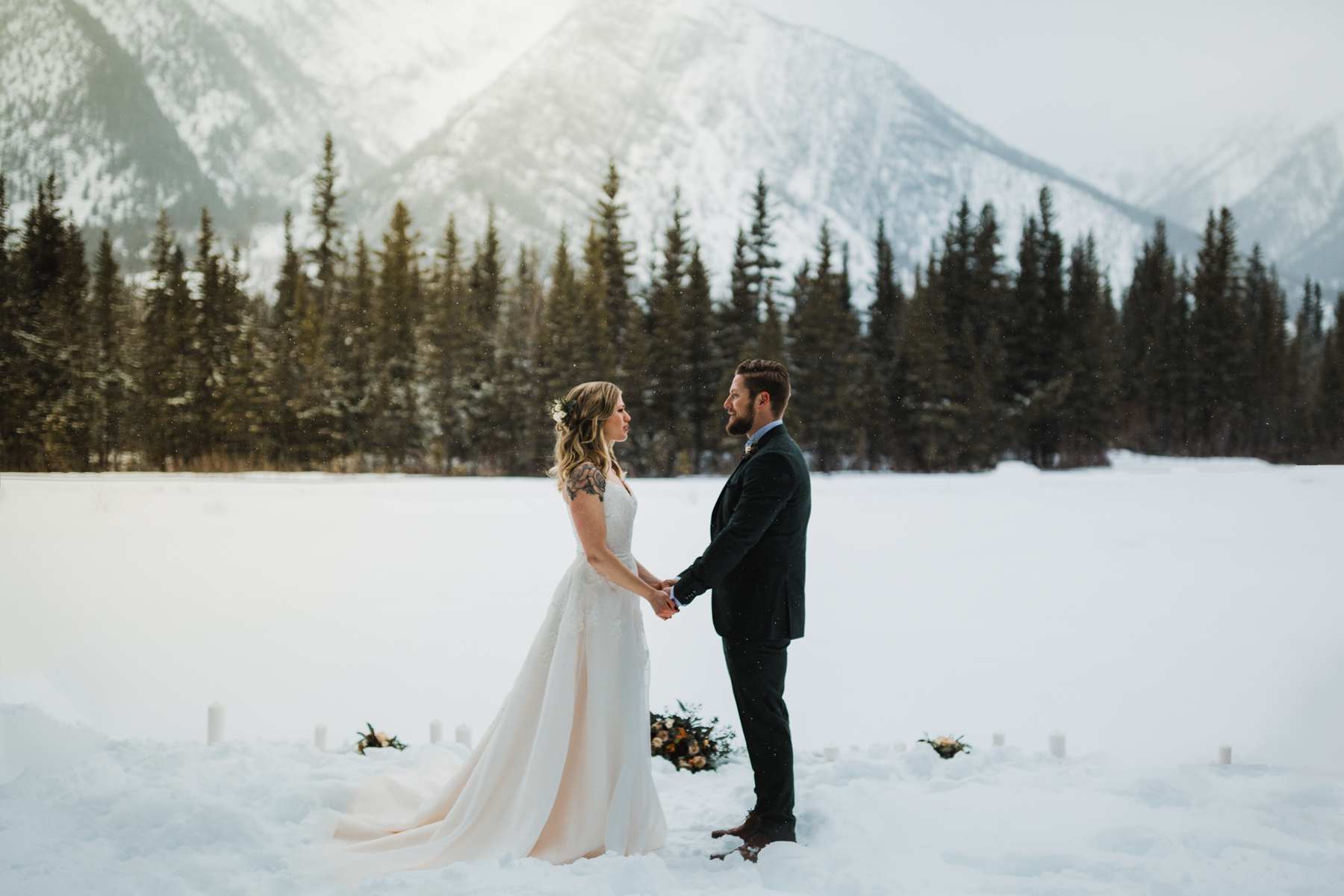An Adventurous Canmore Elopement Photographer Shoot in Alberta Rocky Mountains