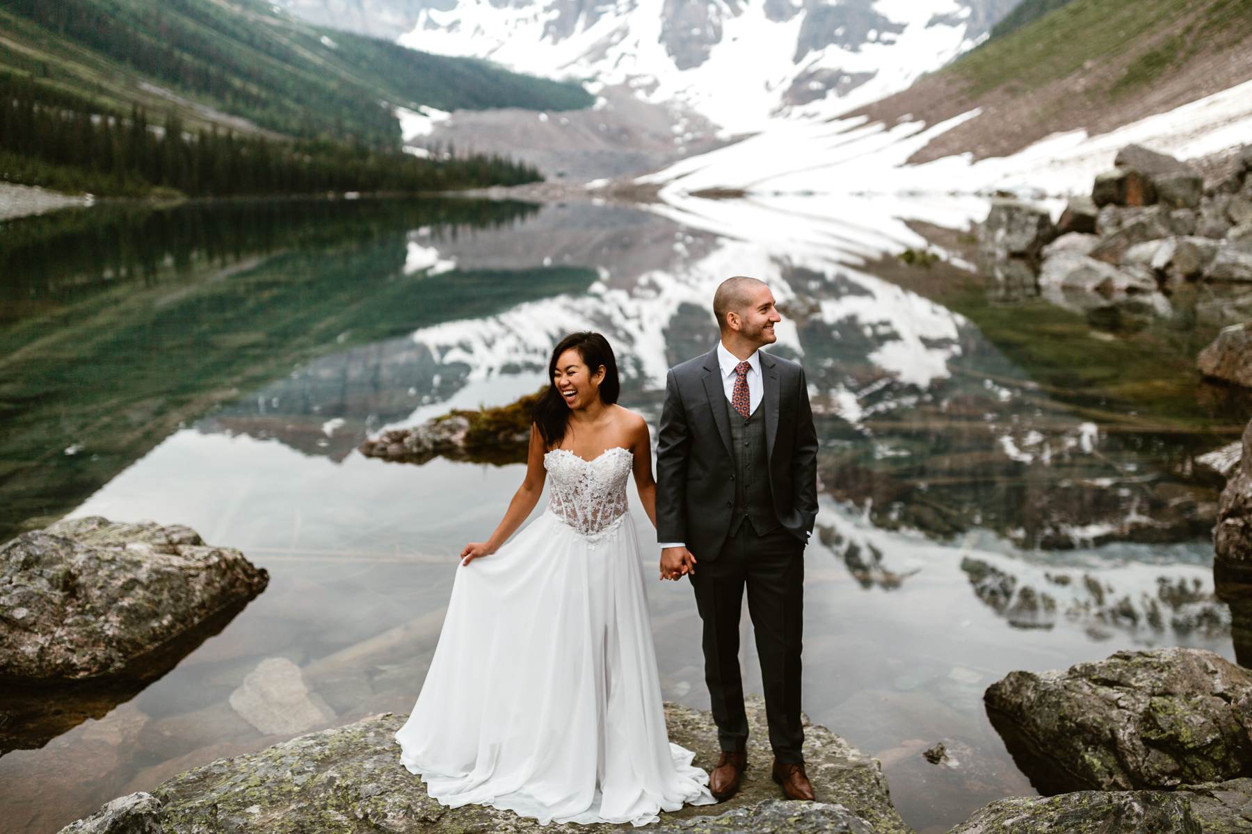 Intimate Wedding Photographers in Banff National Park - Photo 13