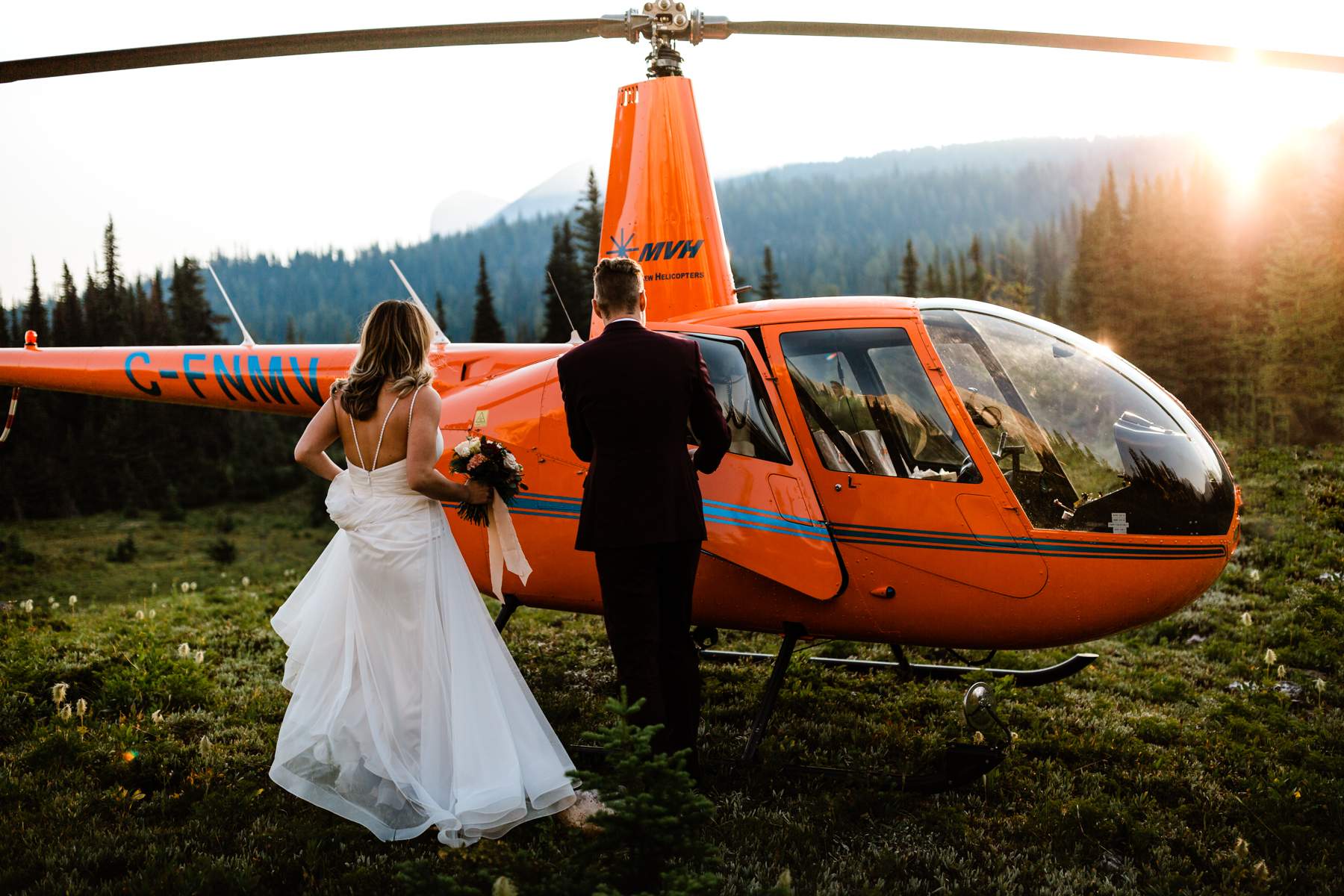 Banff Helicopter Elopement Photographers - Image 28