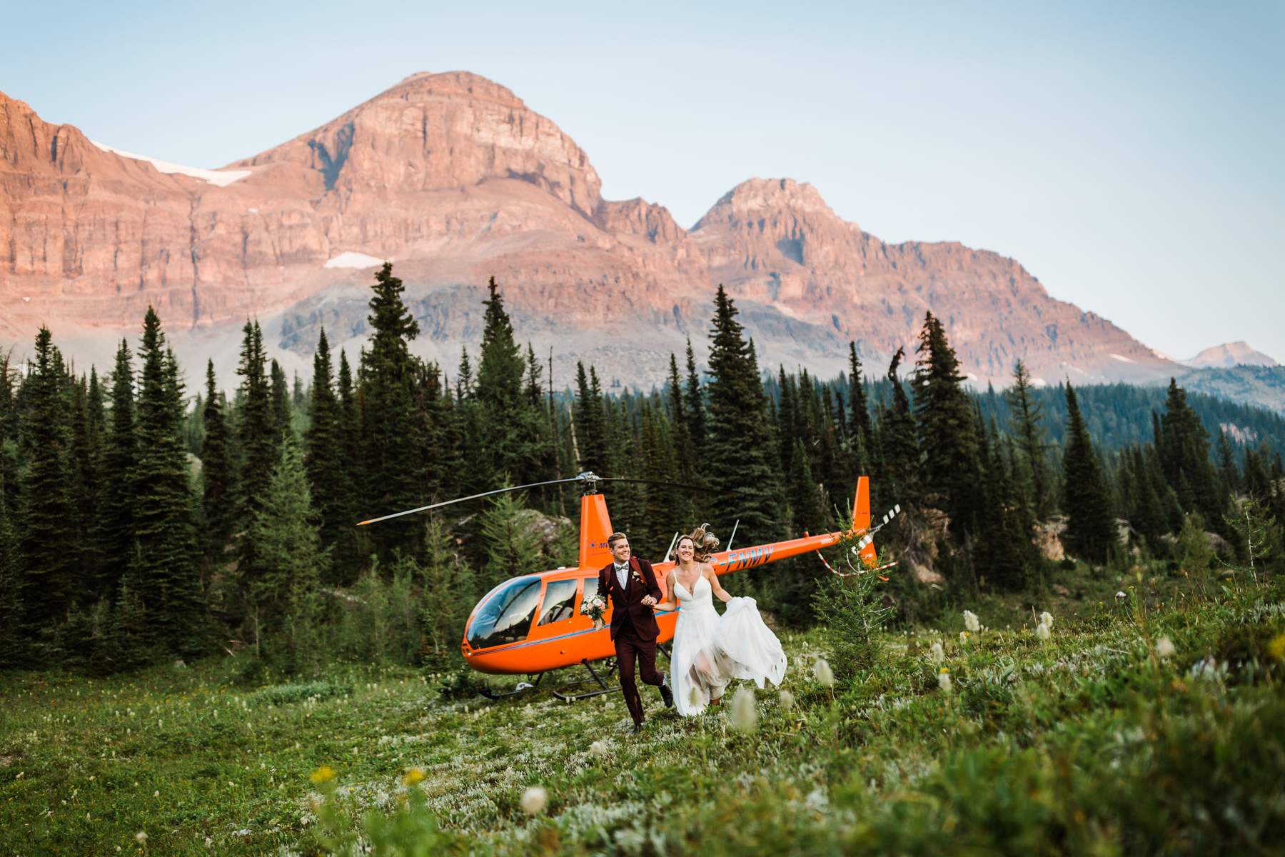 Banff Helicopter Elopement Photographers - Image 7
