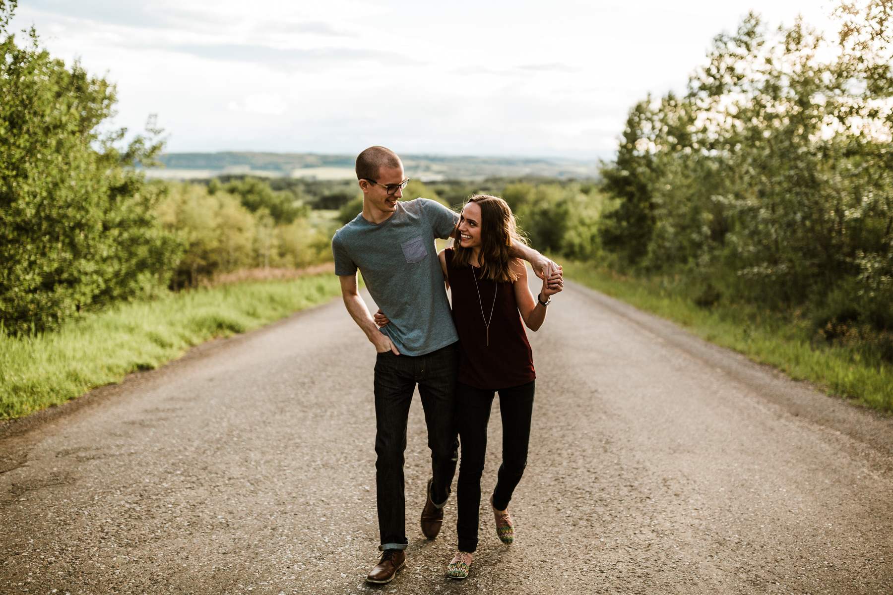 Calgary Wedding Photographers for an Okotoks Engagement - Image 2