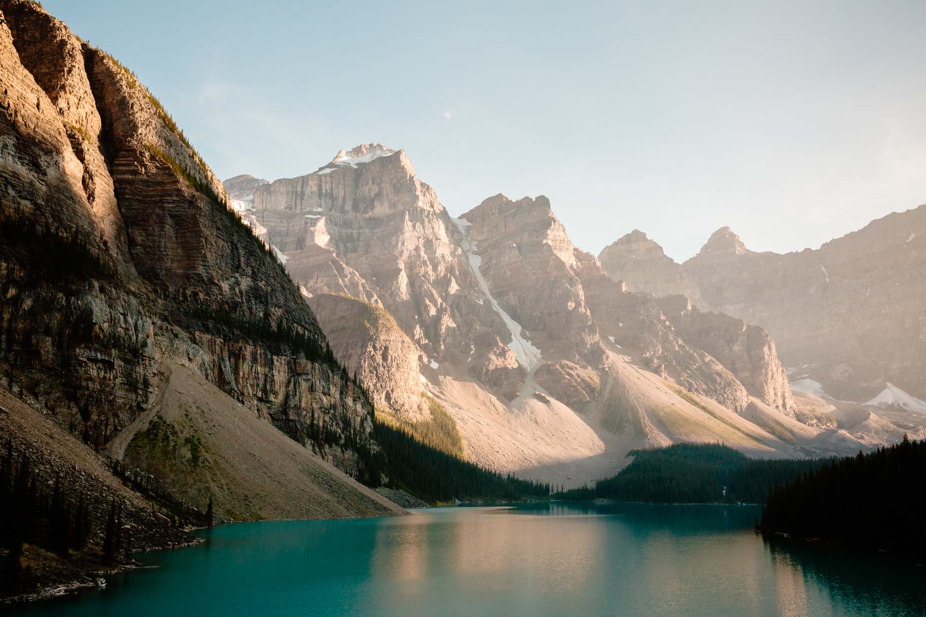 Banff Photographers at a Moraine Lake Post-Wedding Adventure Session - Photo 1