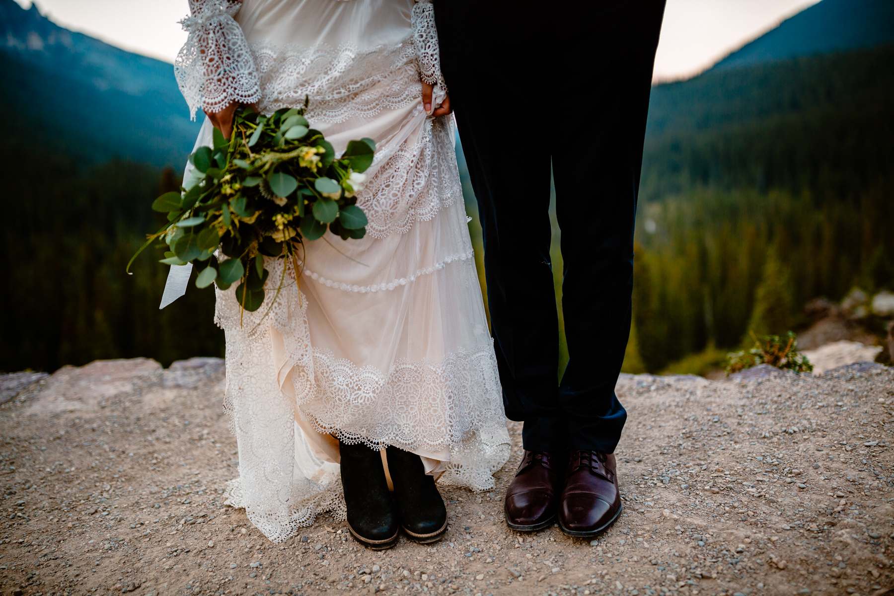 Banff Photographers at a Moraine Lake Post-Wedding Adventure Session - Photo 25