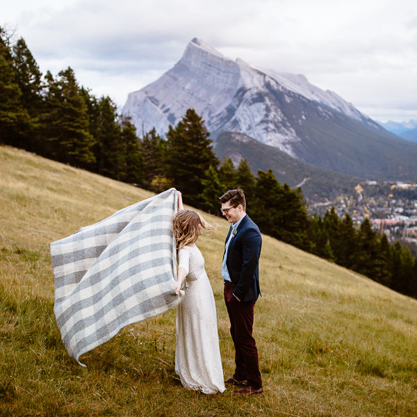 Mt. Norquay Banff wedding photographer