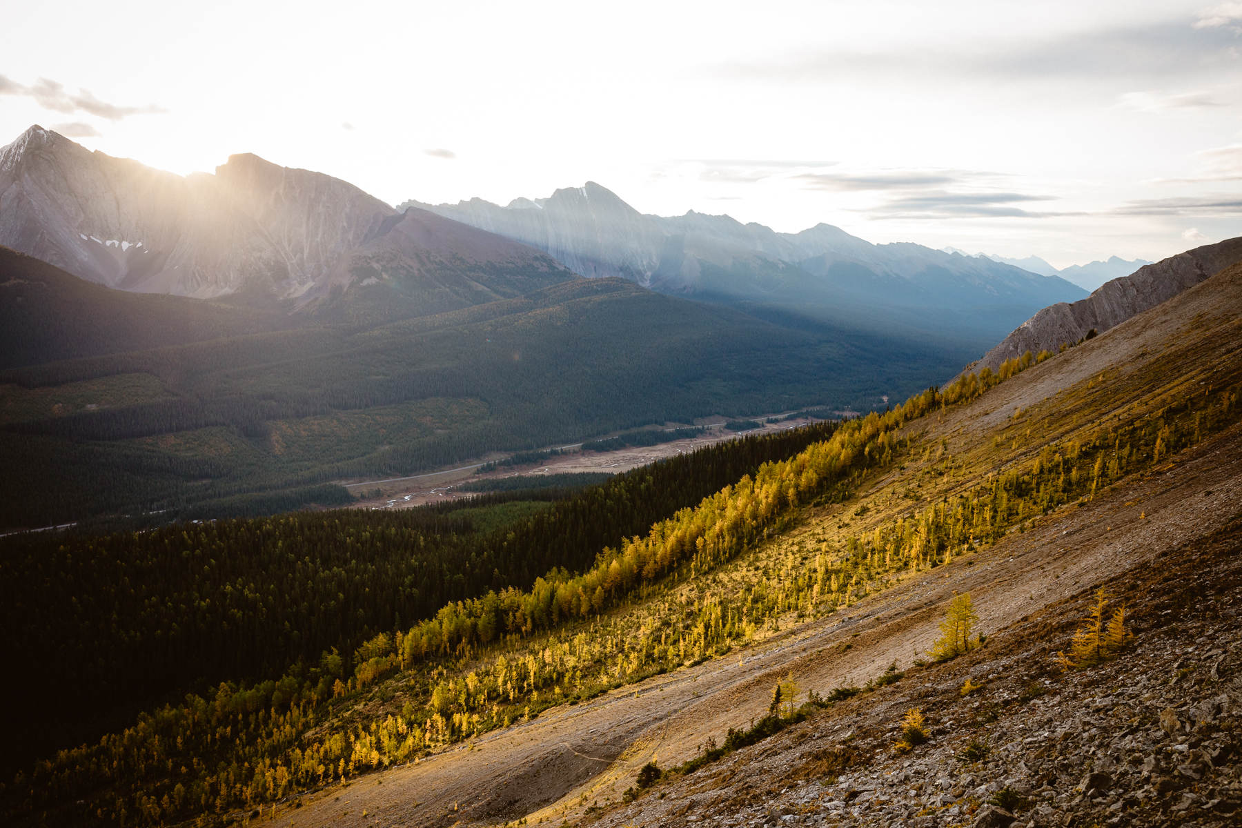 Canmore hiking engagement photos in Kananaskis Country - Image 20