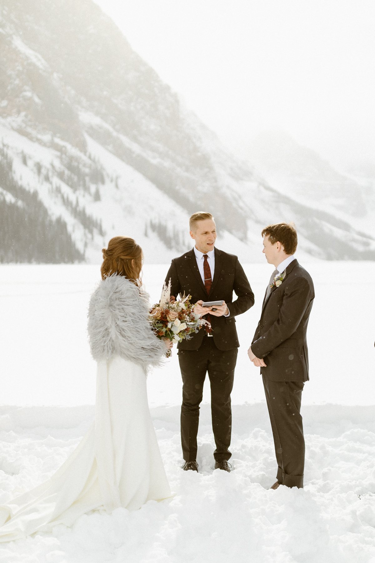 Lake Louise Winter Wedding - Photo 11