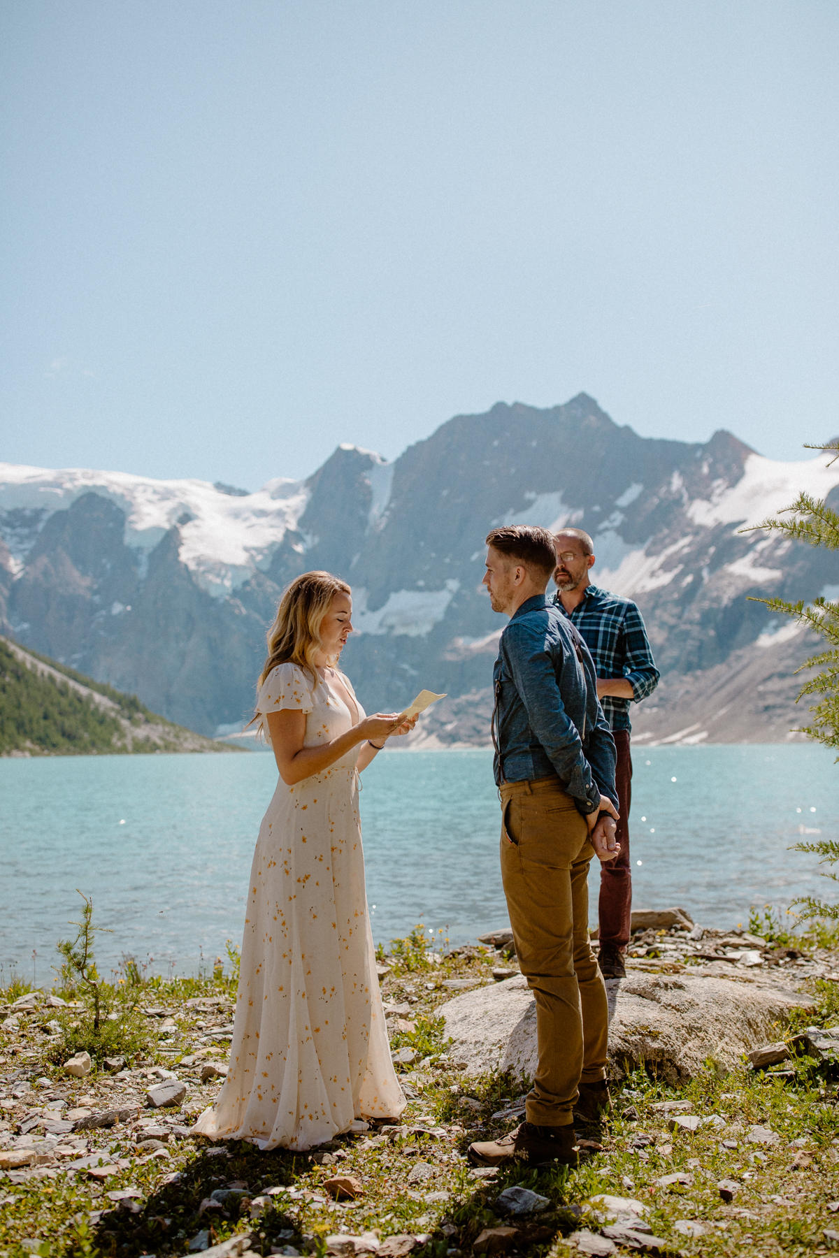 Adventure Elopement Photographers at a Hiking Wedding near Invermere - Photo 20