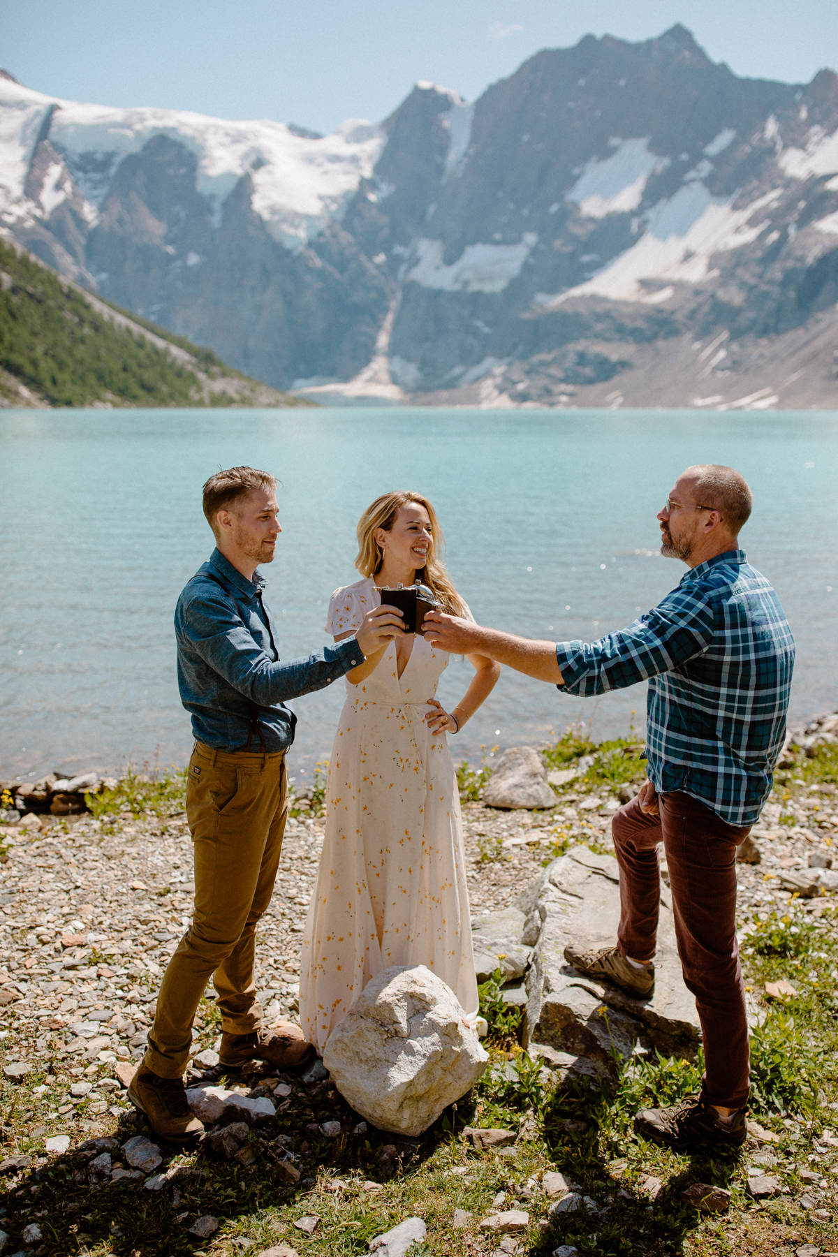 Adventure Elopement Photographers at a Hiking Wedding near Invermere - Photo 30