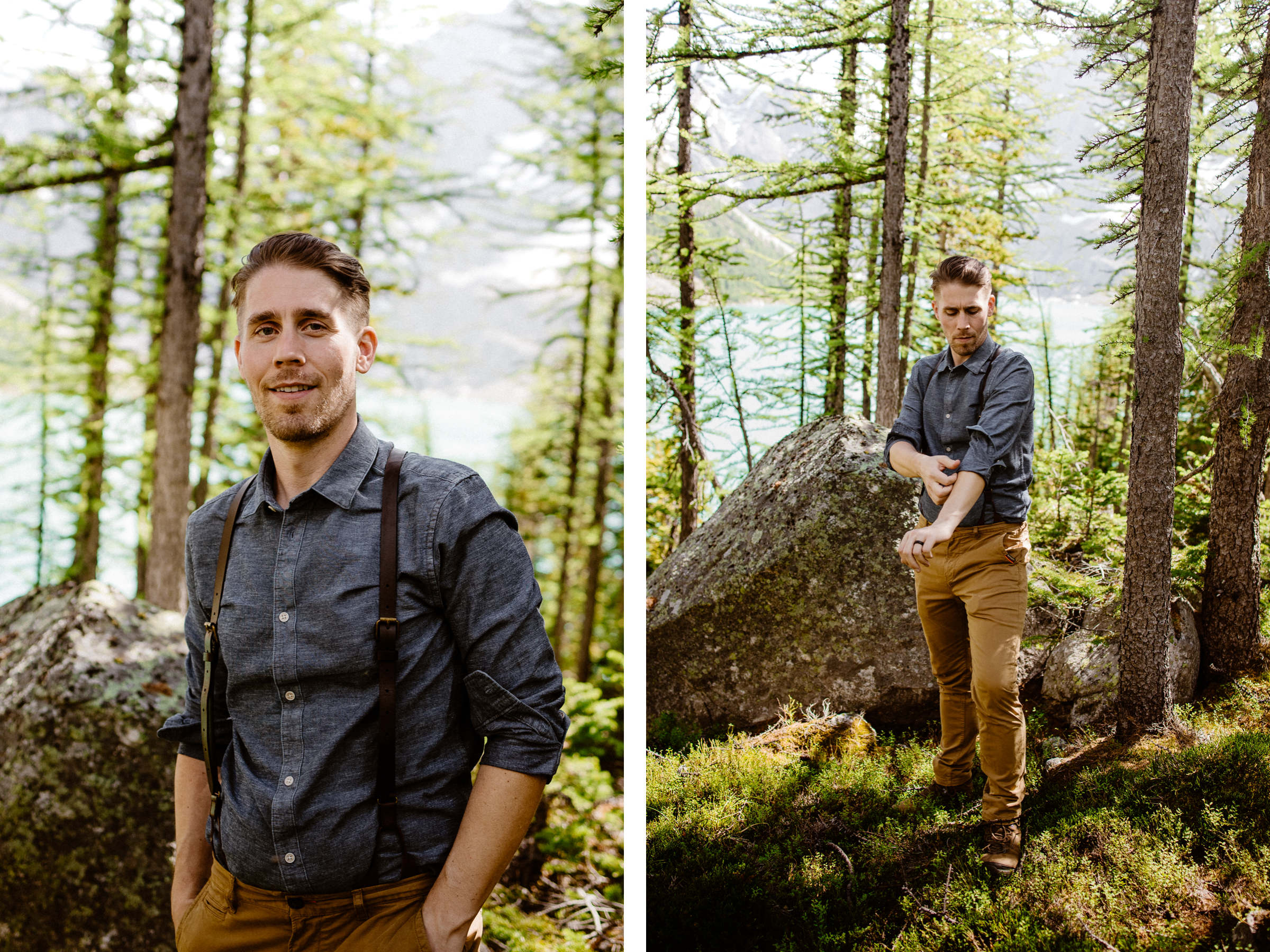 Adventure Elopement Photographers at a Hiking Wedding near Invermere - Photo 38