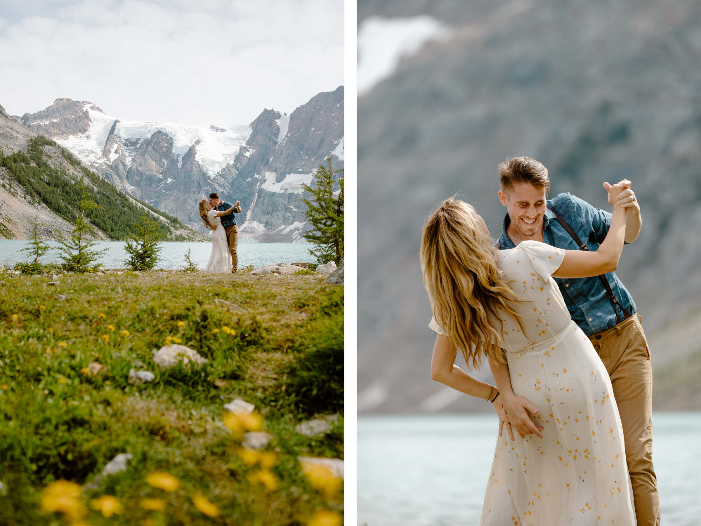 Adventure Elopement Photographers at a Hiking Wedding near Invermere - Photo 43