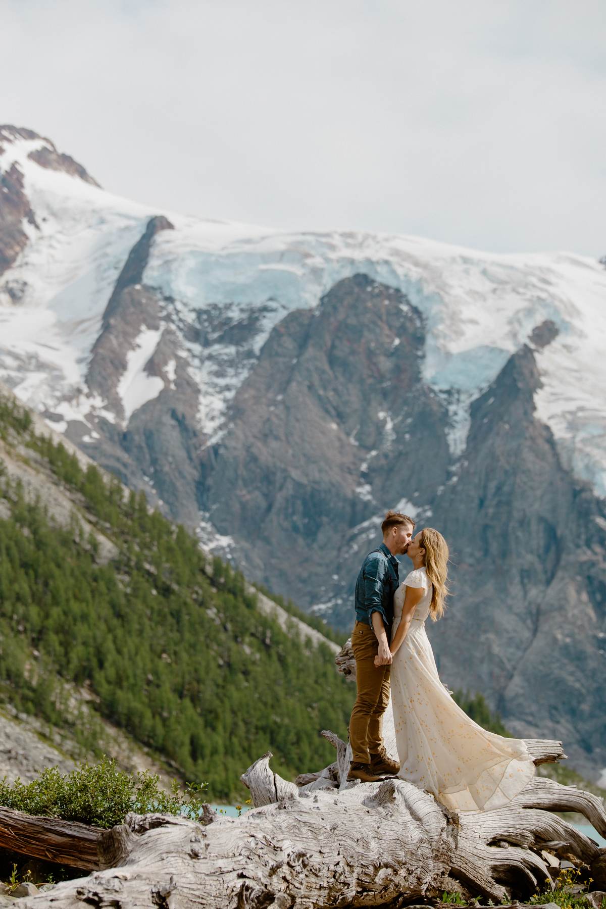 Adventure Elopement Photographers at a Hiking Wedding near Invermere - Photo 45