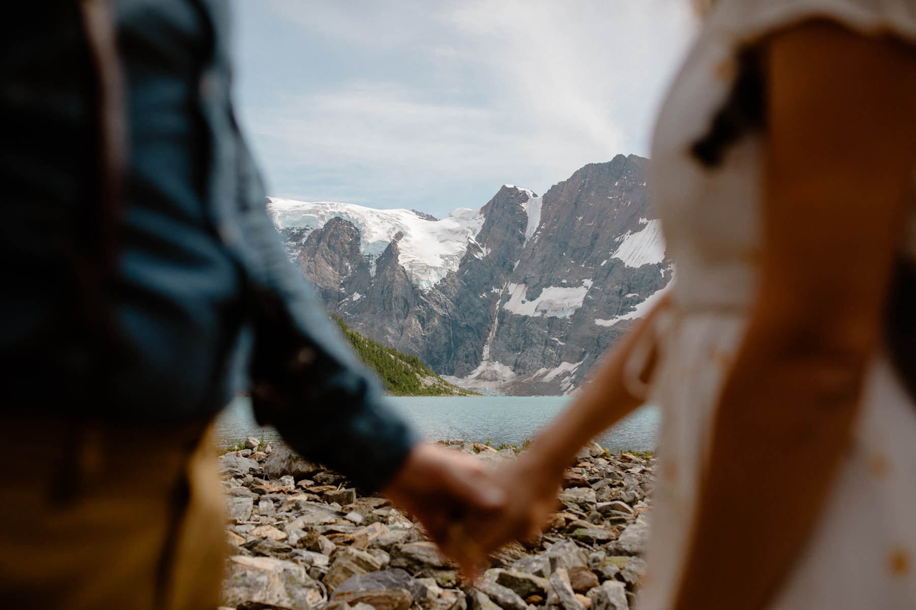 Adventure Elopement Photographers at a Hiking Wedding near Invermere - Photo 51