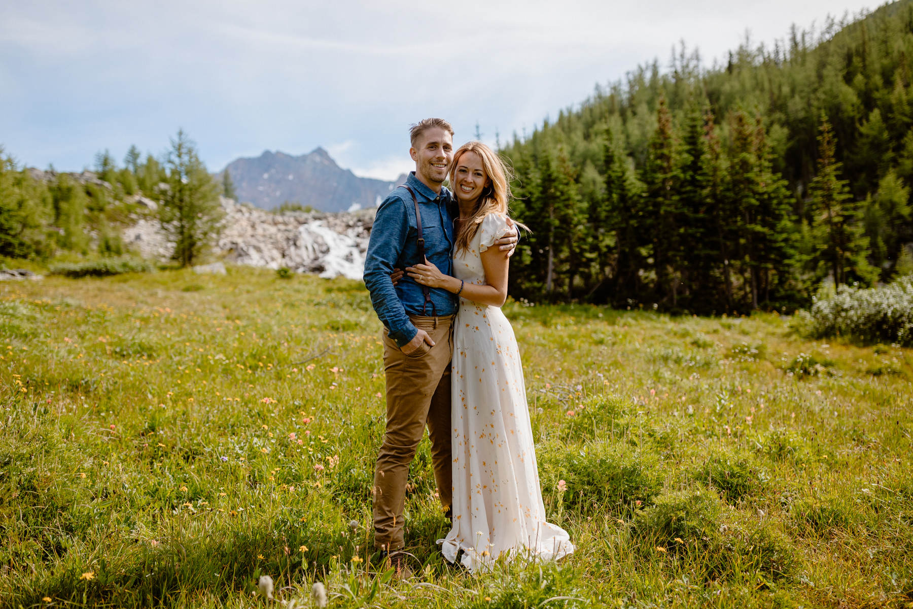 Adventure Elopement Photographers at a Hiking Wedding near Invermere - Photo 56