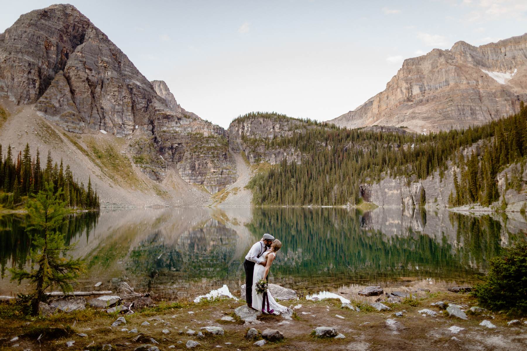 Backpacking Elopement in Banff National Park - Photo 33