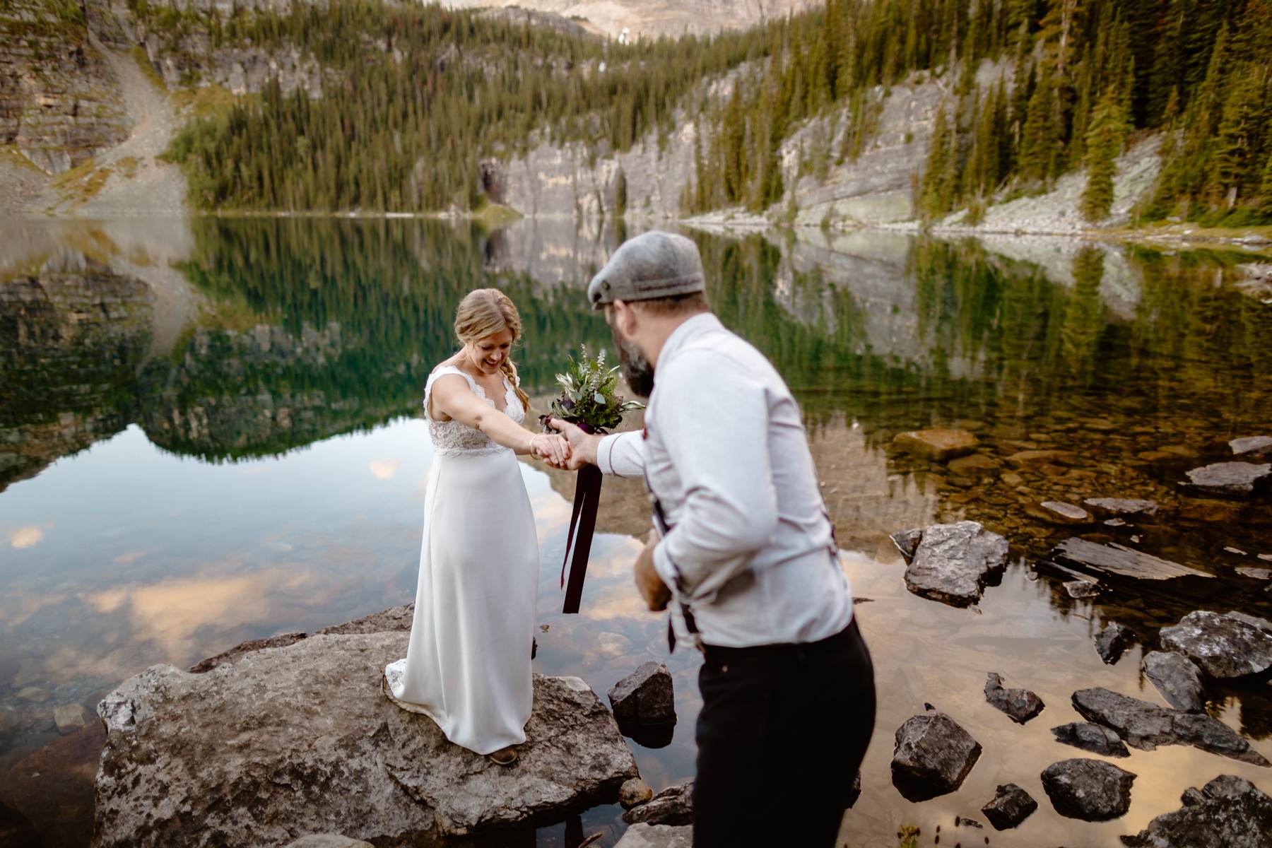 Backpacking Elopement in Banff National Park - Photo 34