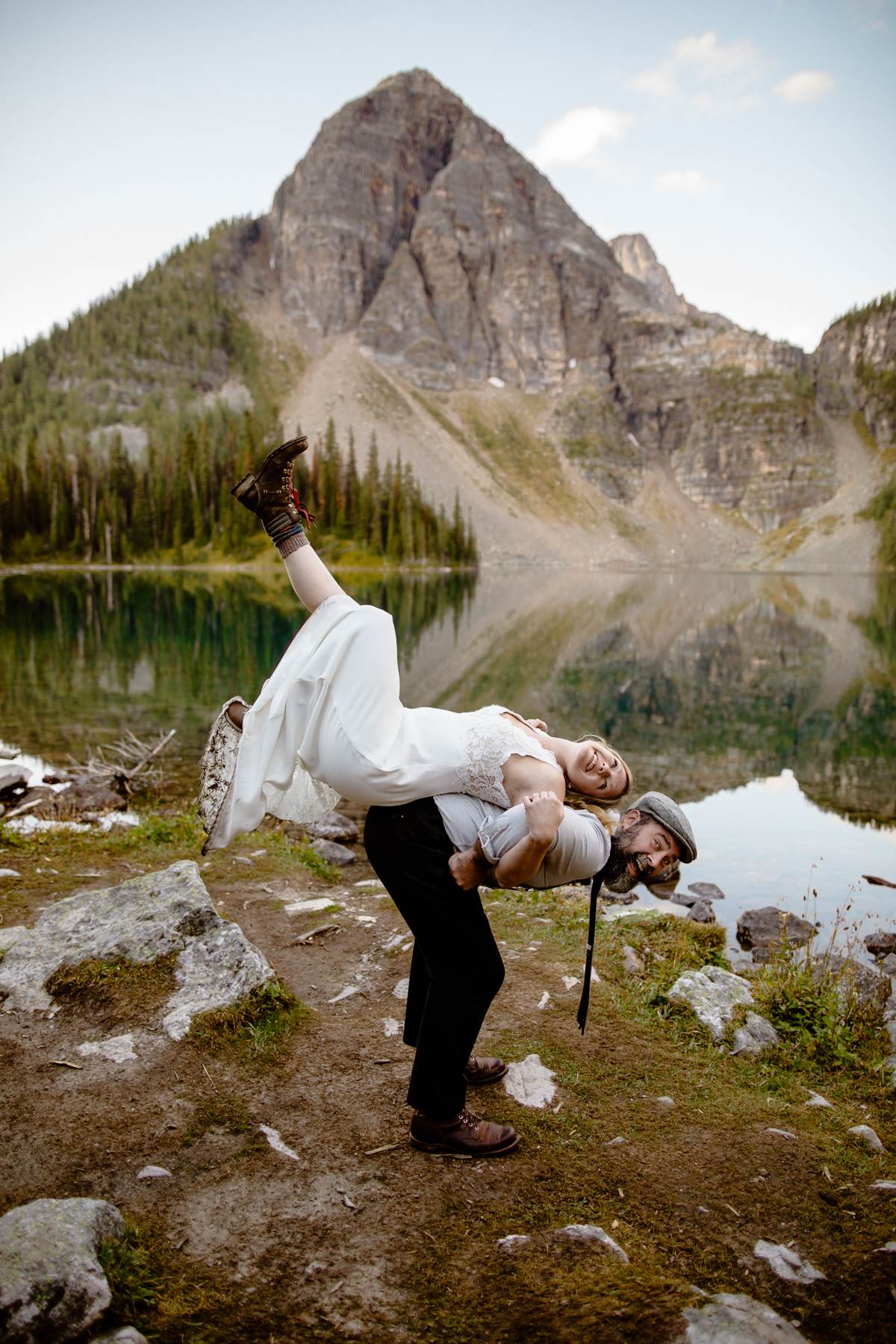 Backpacking Elopement in Banff National Park - Photo 35