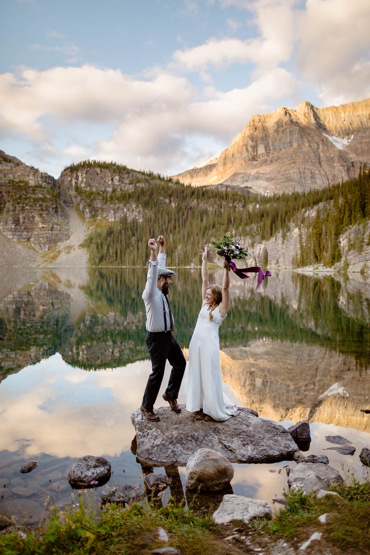 Backpacking Elopement in Banff National Park - Photo 37