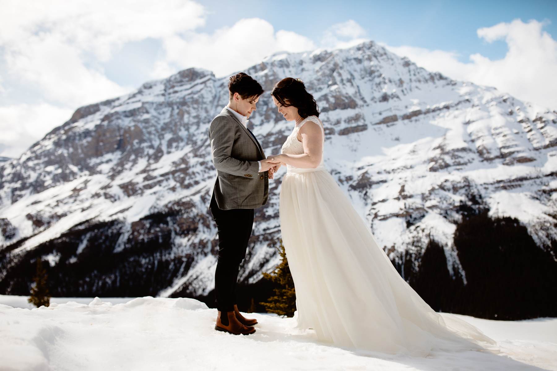 Banff National Park Elopement Photography with LGBTQ-friendly photographers - Image 8