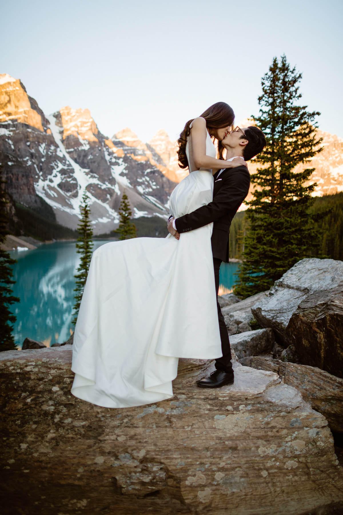 Banff Pre Wedding Photography at Moraine Lake - Photo 11