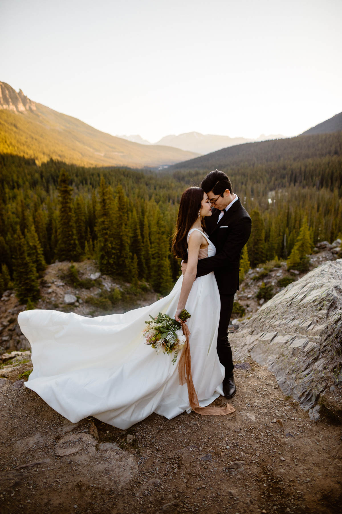 Banff Pre Wedding Photography at Moraine Lake - Photo 15