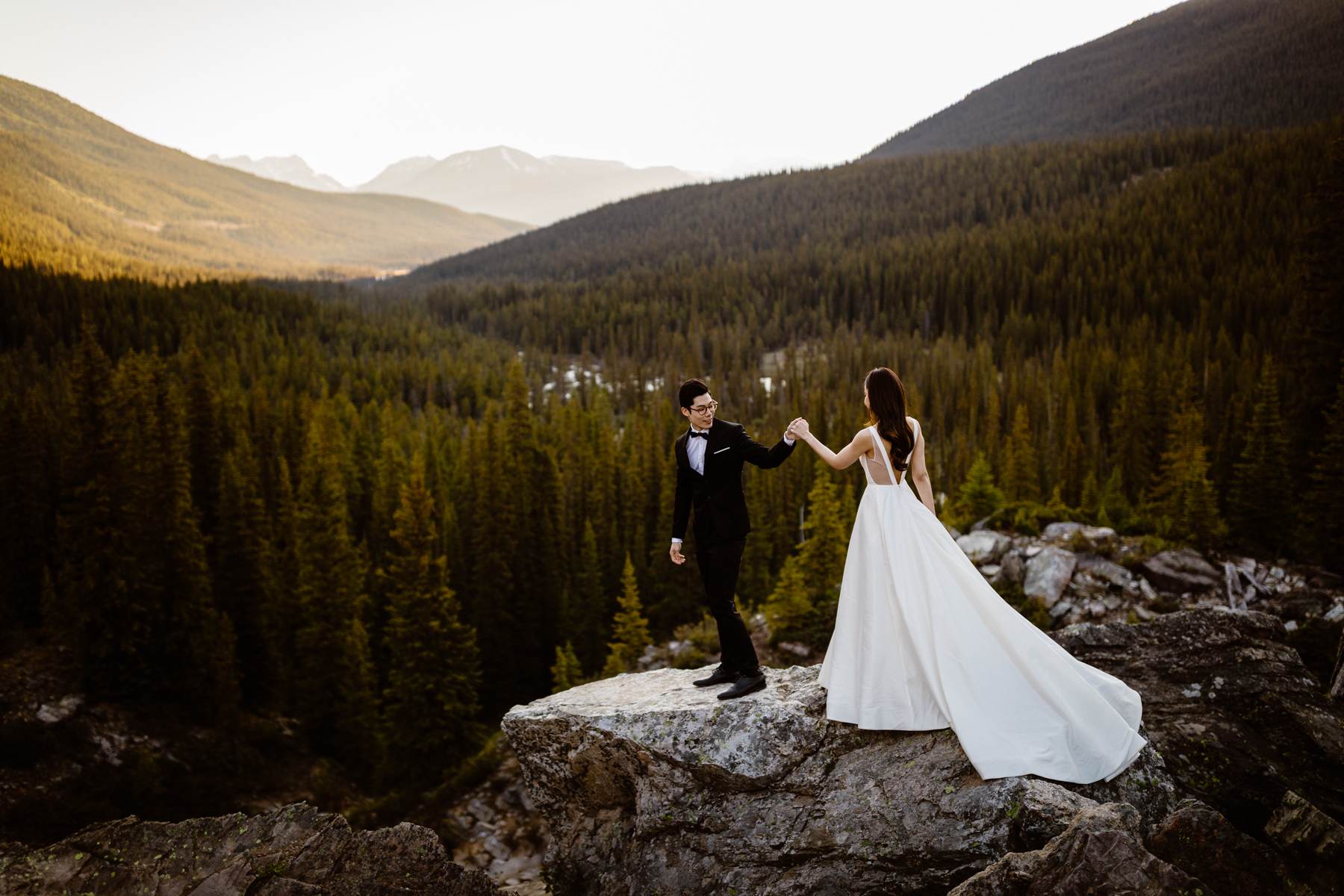 Banff Pre Wedding Photography at Moraine Lake - Photo 16