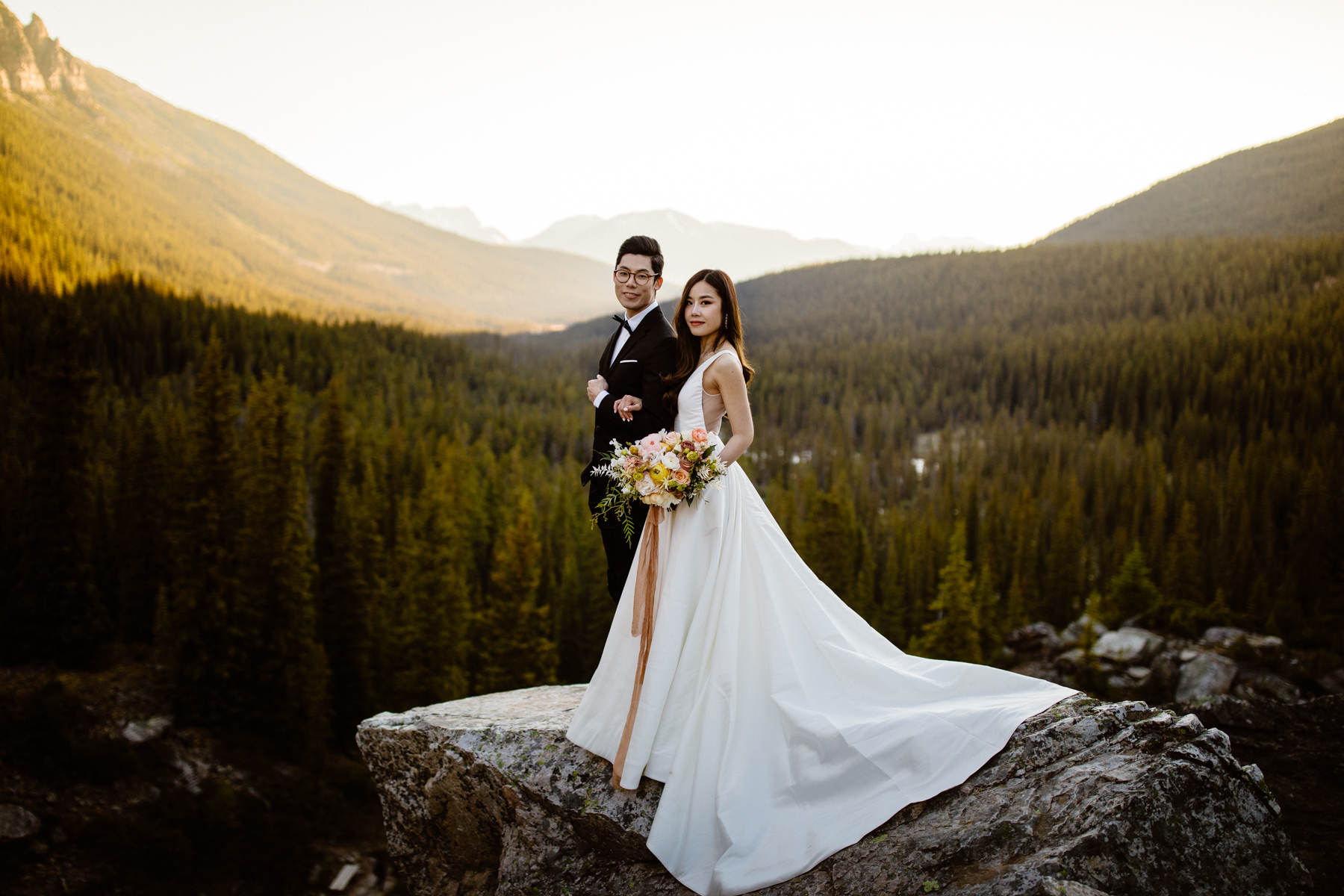 Banff Pre Wedding Photography at Moraine Lake - Photo 18