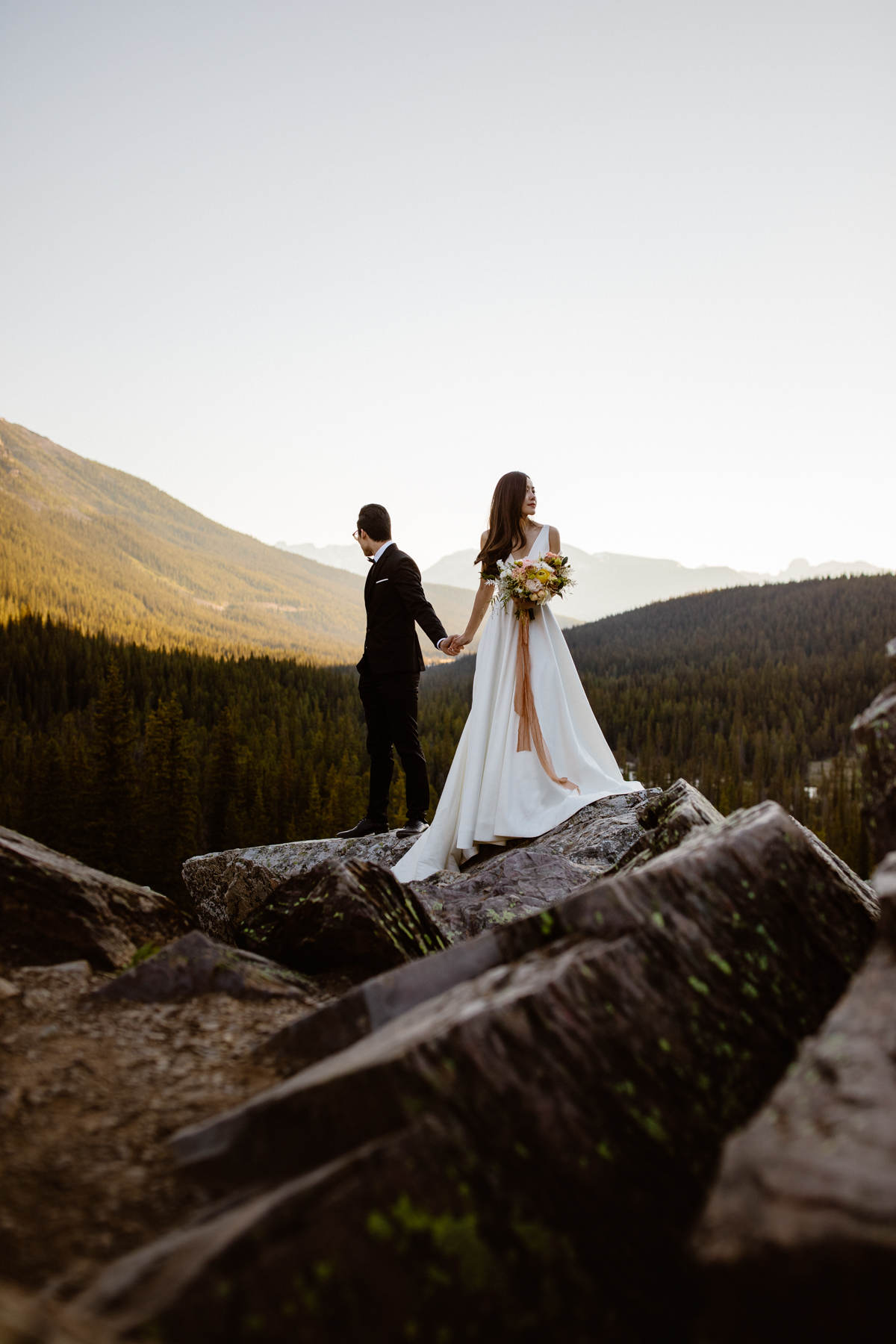Banff Pre Wedding Photography at Moraine Lake - Photo 19
