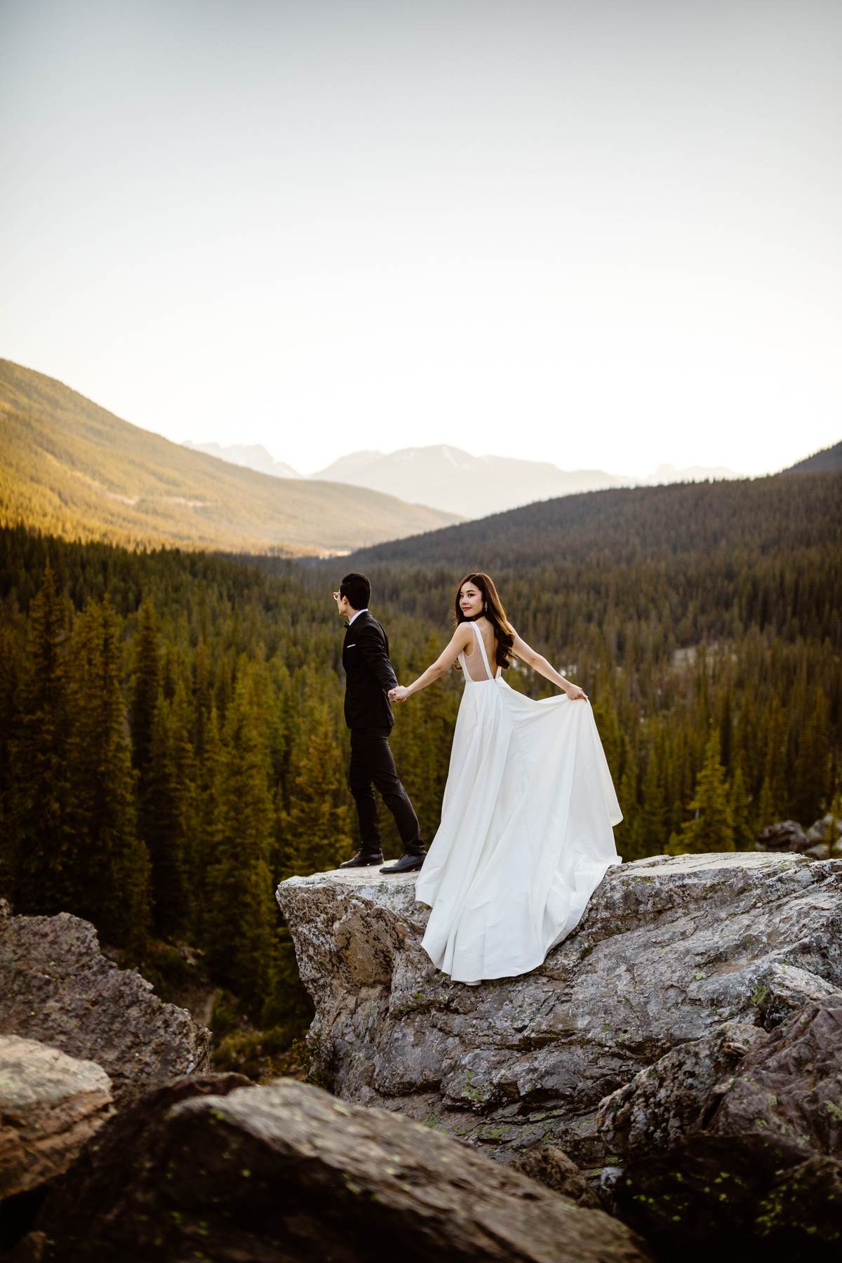 Banff Pre Wedding Photography at Moraine Lake - Photo 21