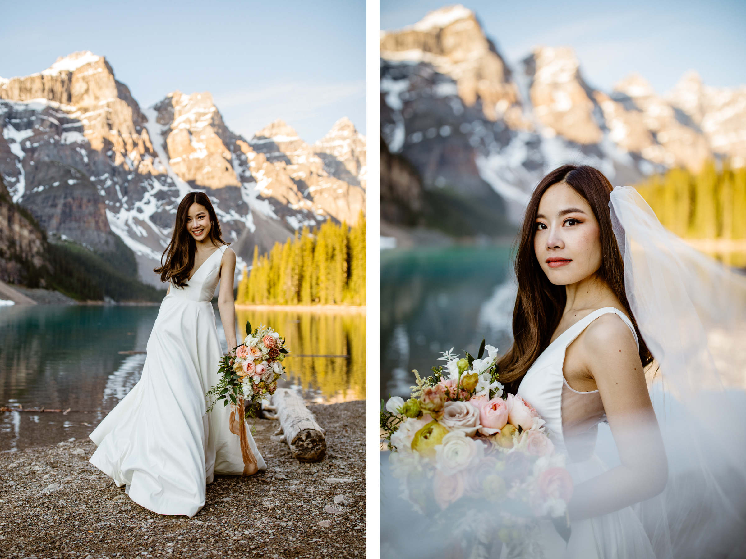Banff Pre Wedding Photography at Moraine Lake - Photo 28