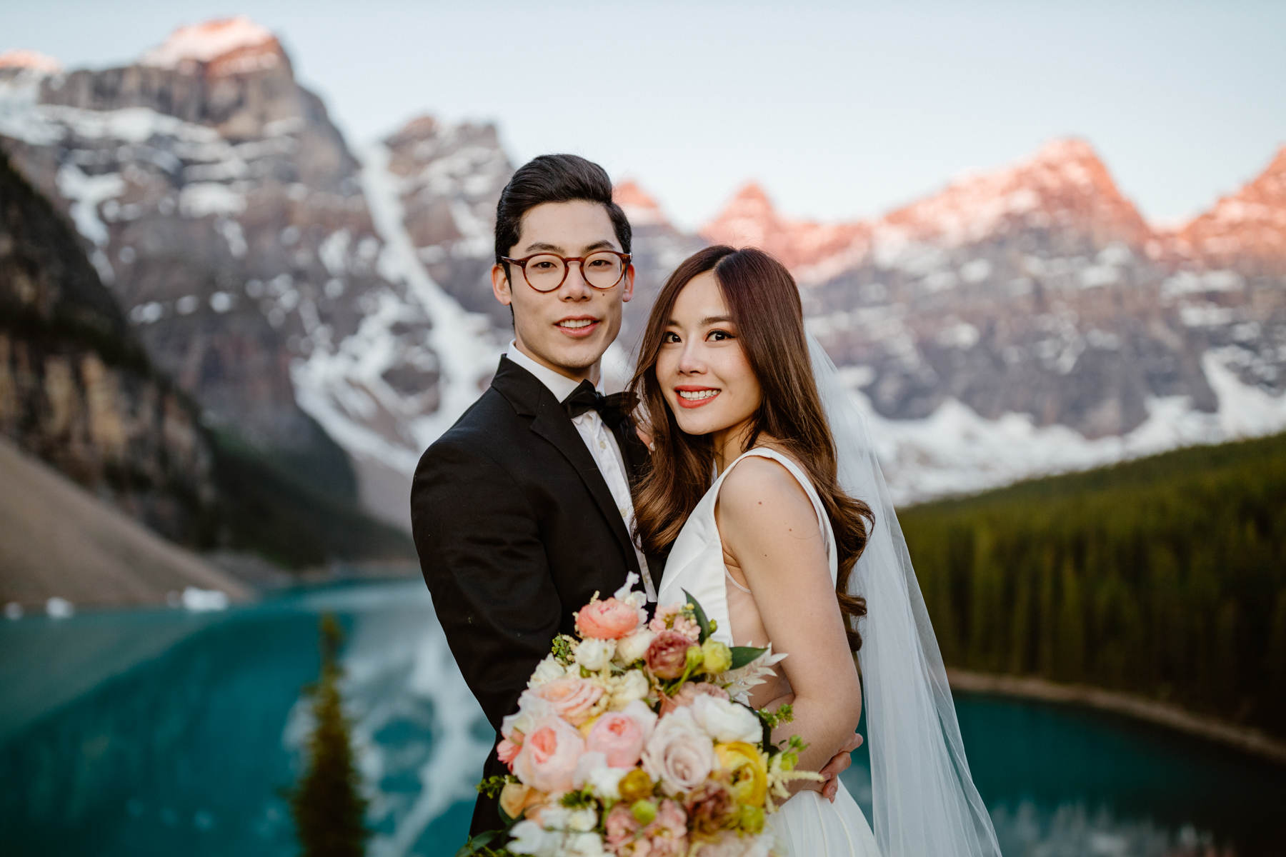 Banff Pre Wedding Photography at Moraine Lake - Photo 6