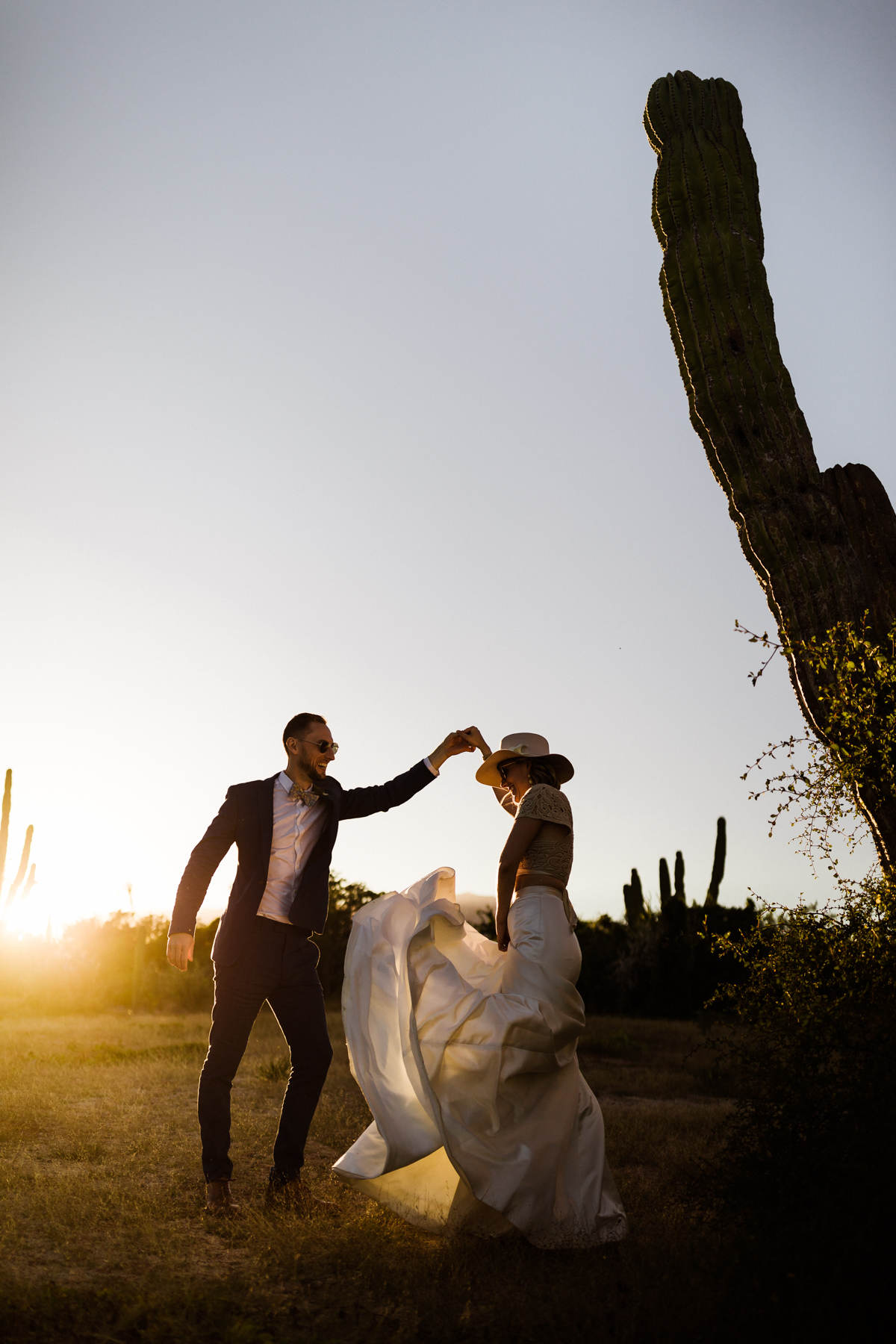 Cabo wedding photographers for a Mexico destination elopement in La Ventana, Baja California Sur