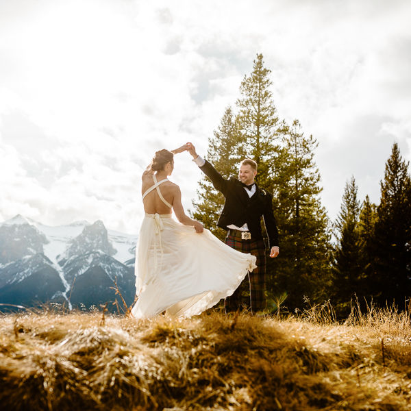Silvertip Resort wedding in Canmore photography