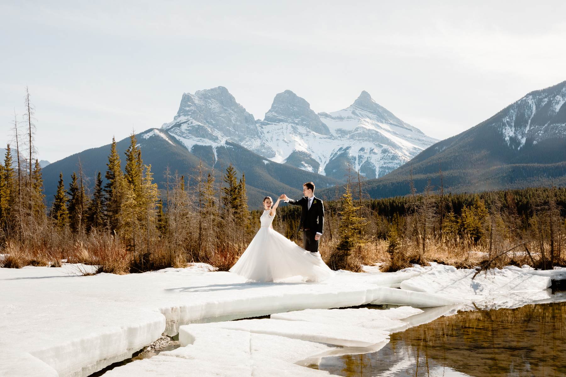 Cornerstone Theatre Wedding Photographers in Canmore - Photo 39