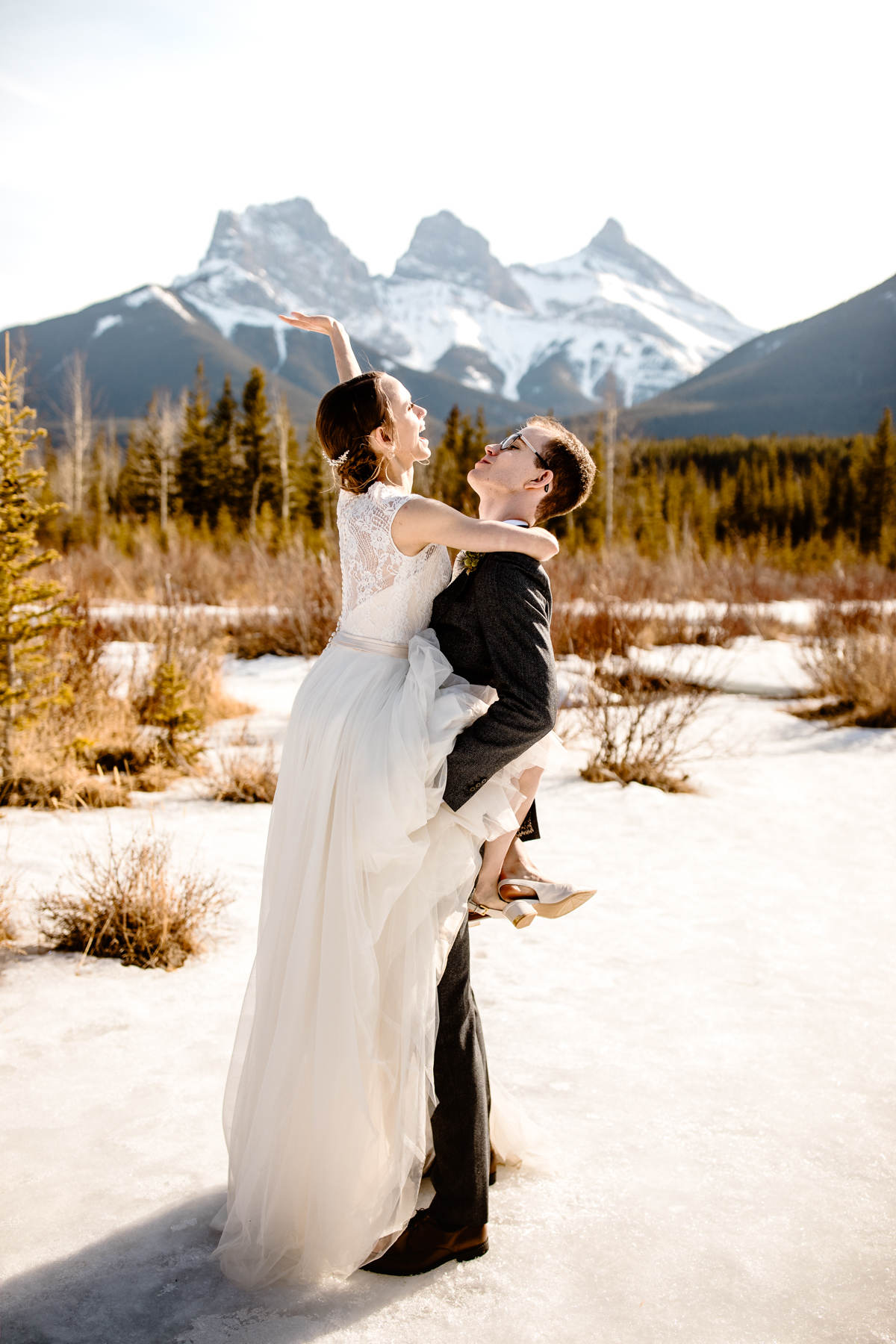 Cornerstone Theatre Wedding Photographers in Canmore - Photo 45