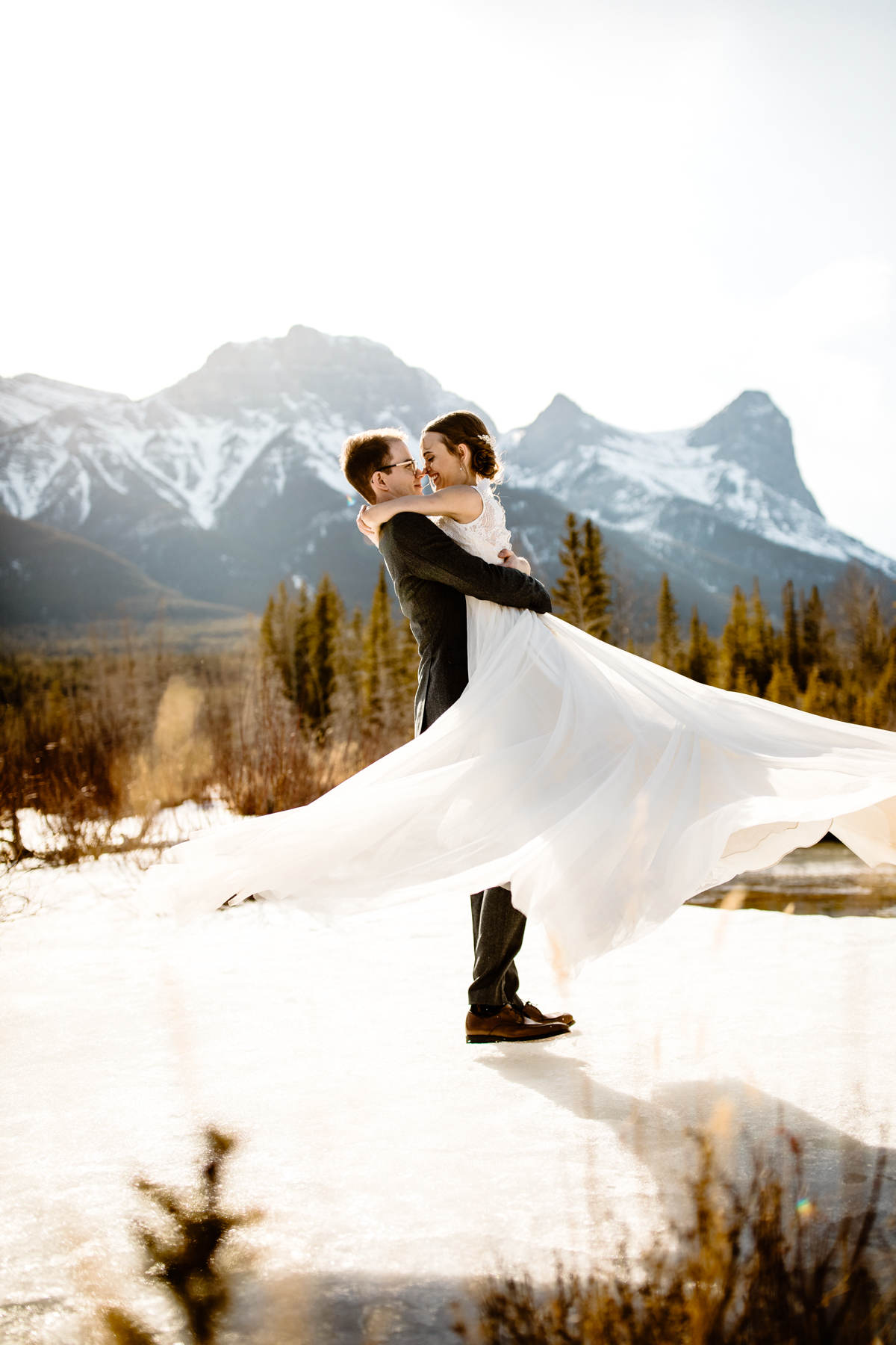 Cornerstone Theatre Wedding Photographers in Canmore - Photo 47