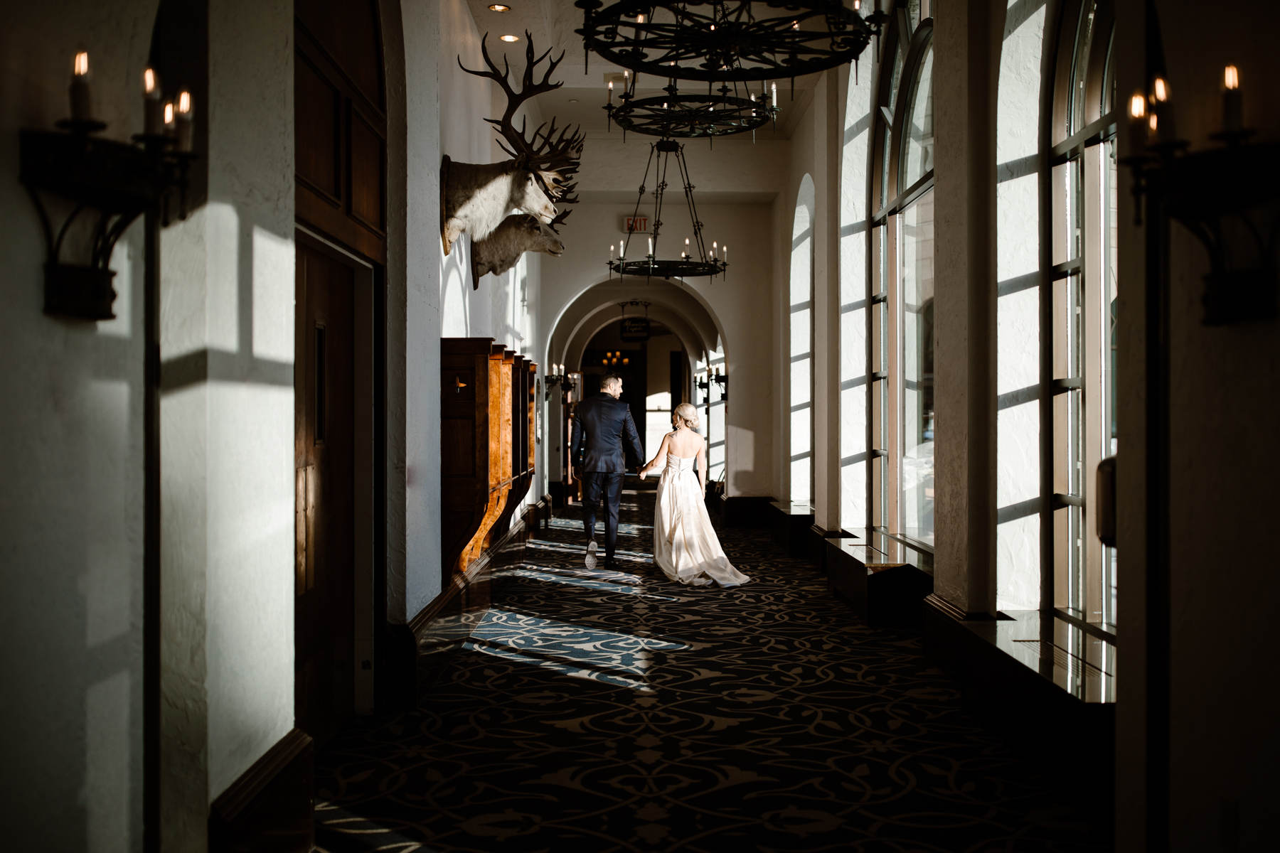 Fairmont Chateau Lake Louise Wedding Photography in Winter - Image 15