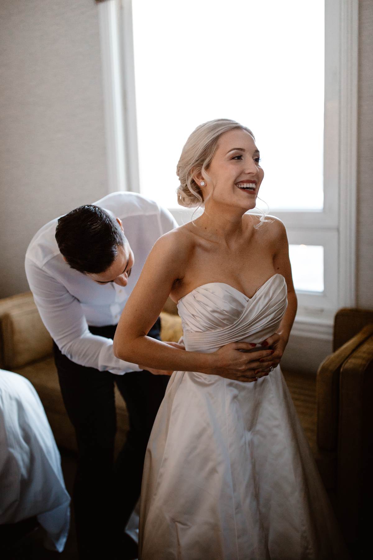 Fairmont Chateau Lake Louise Wedding Photography in Winter - Image 27