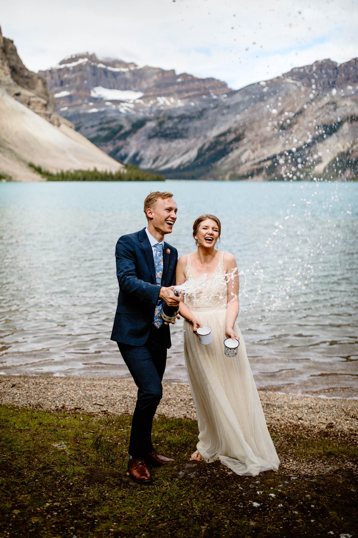 Hiking Elopement Photographers in Banff National Park - Photo 1