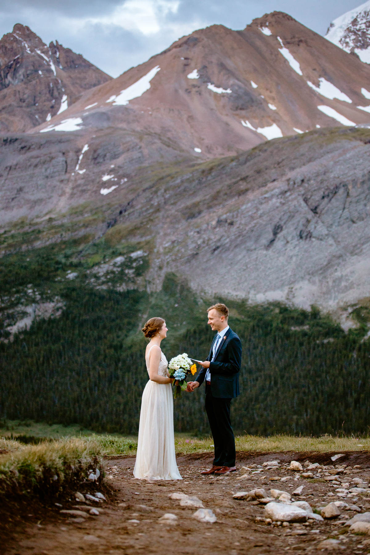 Hiking Elopement Photographers in Banff National Park - Photo 11