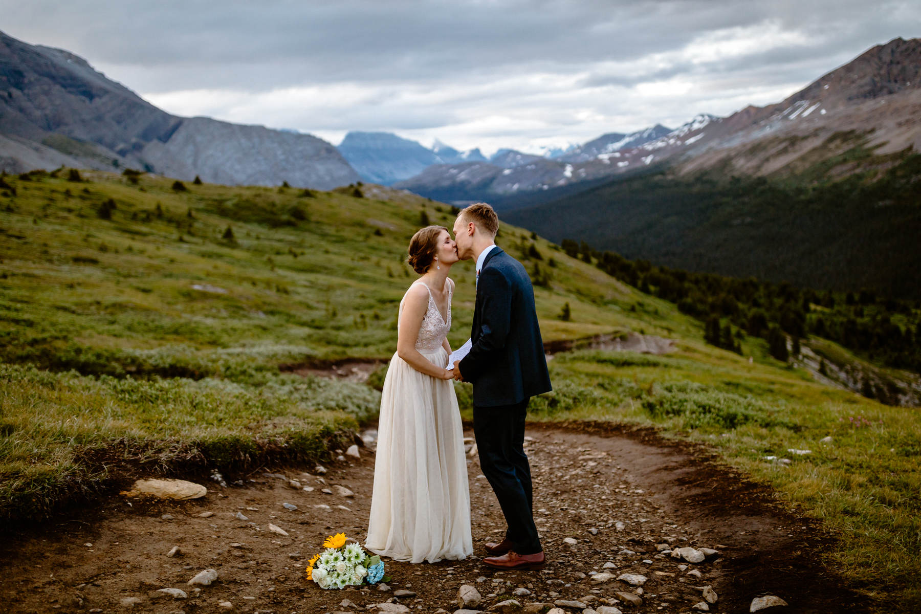 Hiking Elopement Photographers in Banff National Park - Photo 13