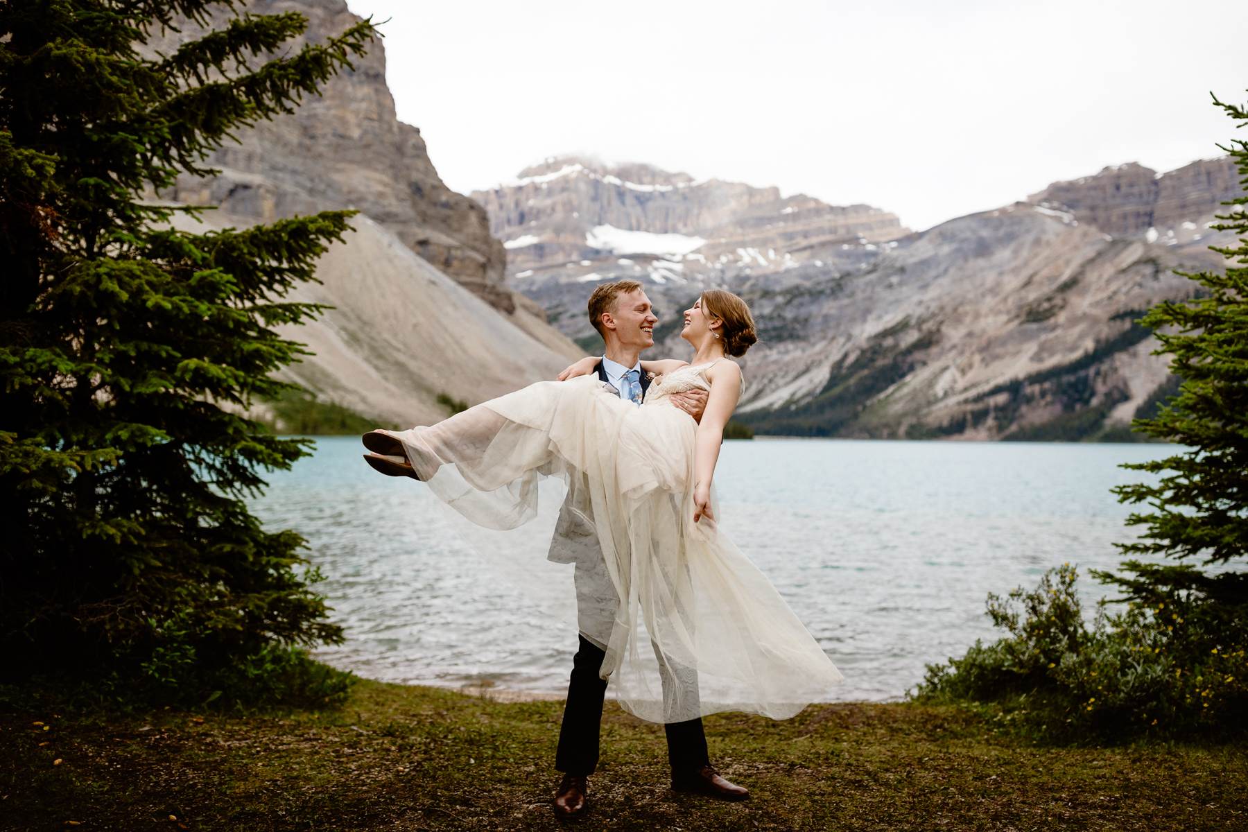 Hiking Elopement Photographers in Banff National Park - Photo 50
