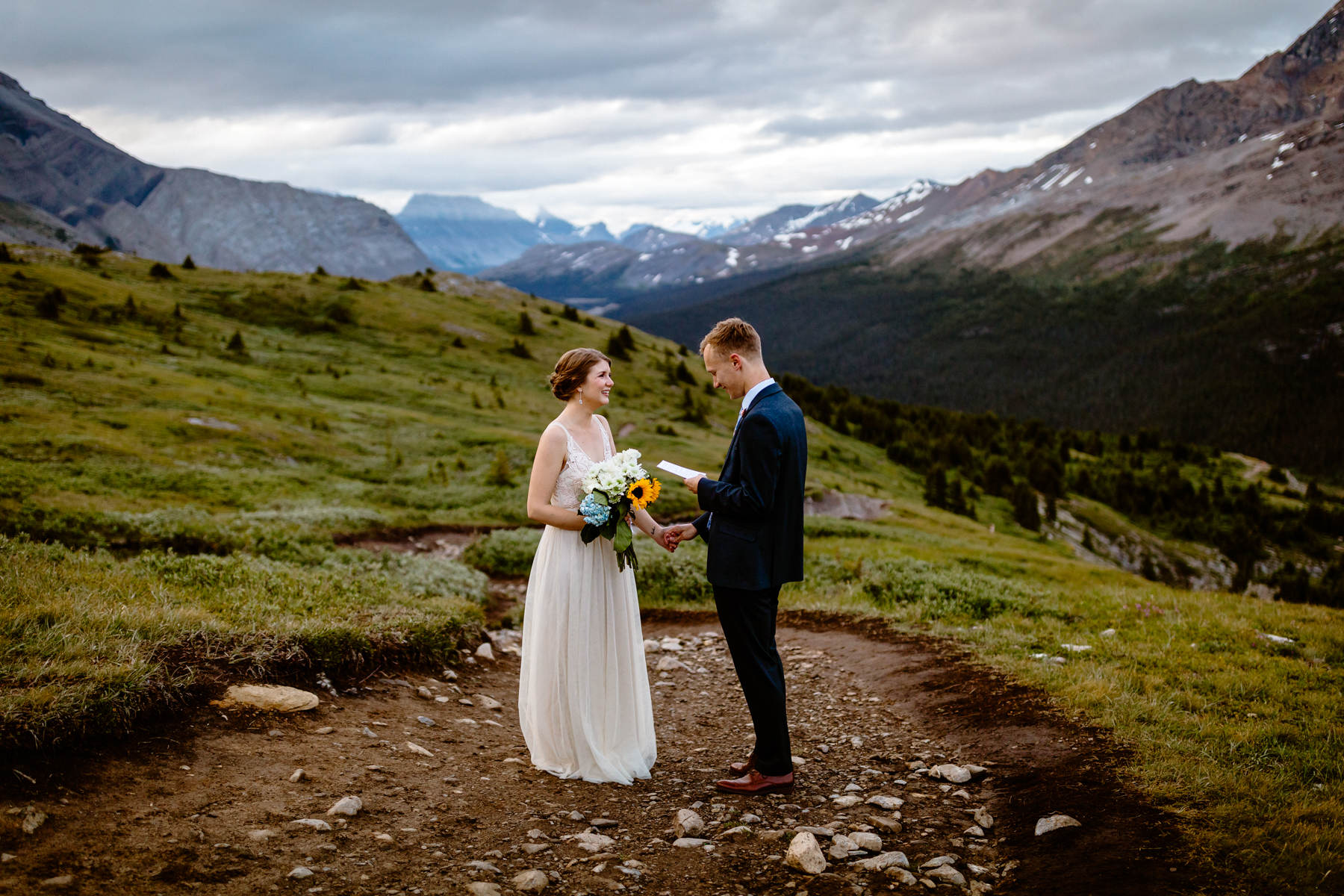 Hiking Elopement Photographers in Banff National Park - Photo 9