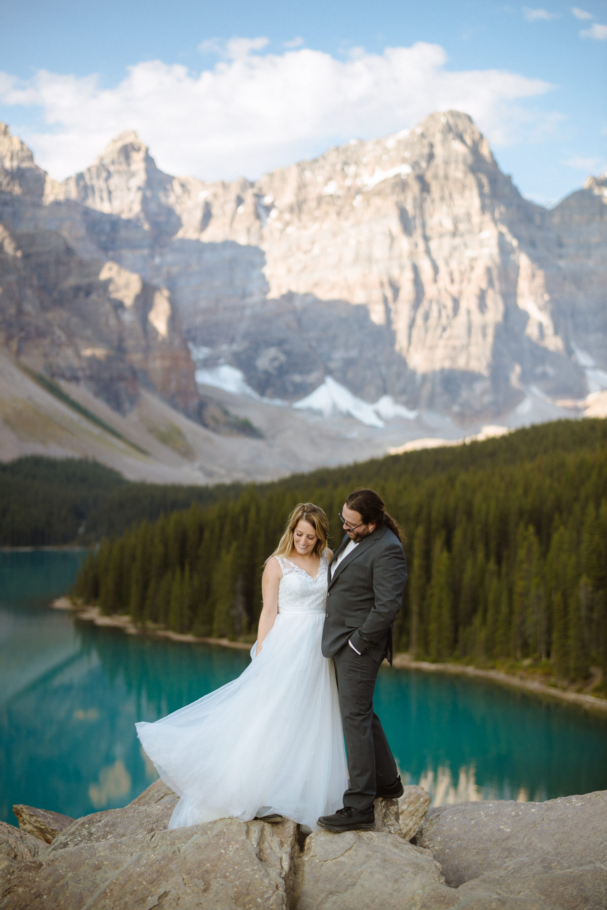 Lake Minnewanka wedding - Photo 27